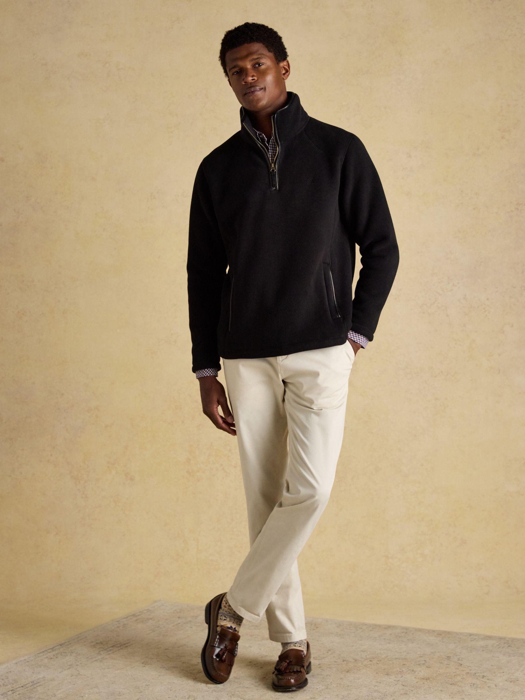 Heritage Fleece Black Quarter Zip - Image 5 of 9