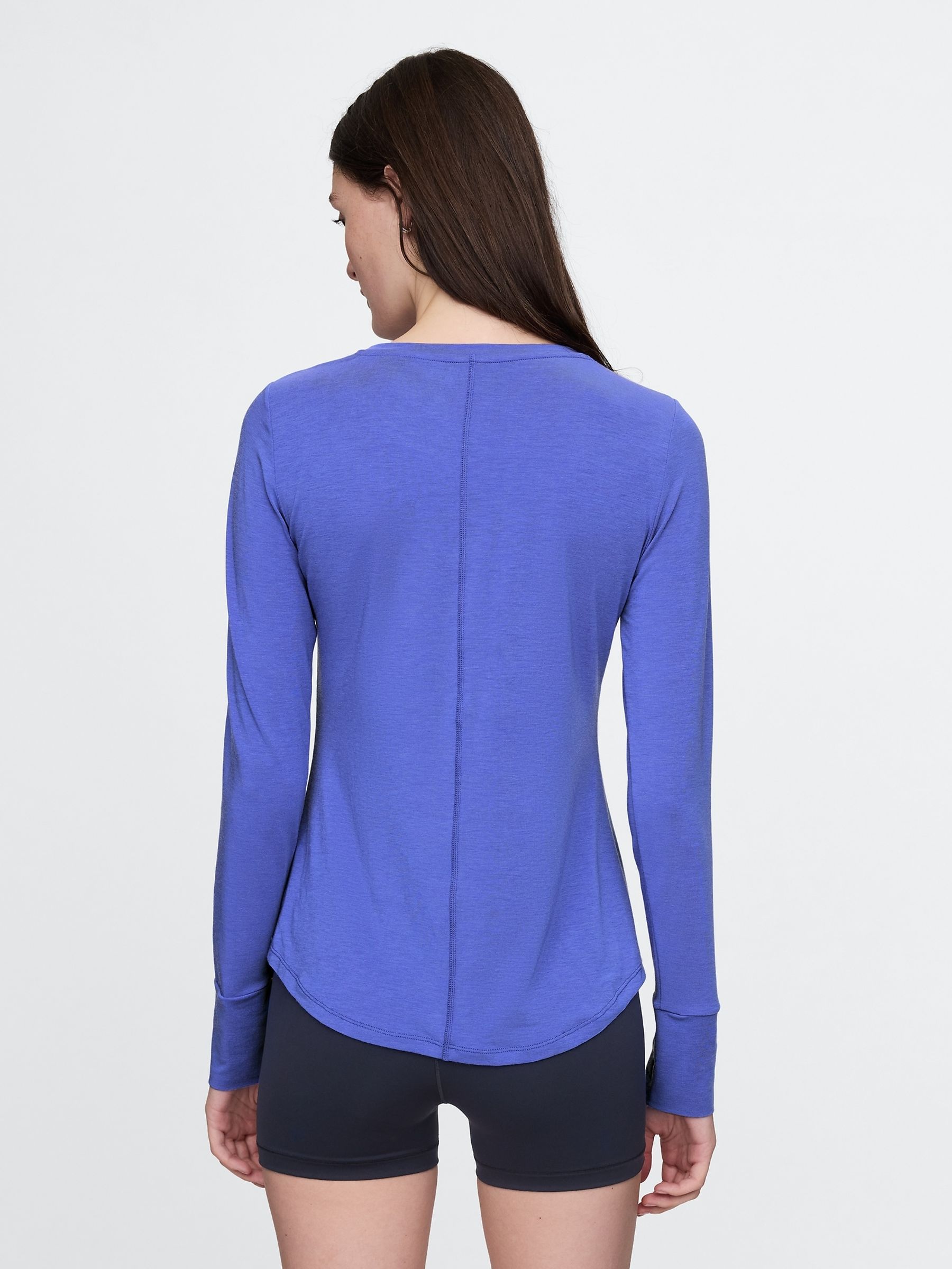 Blue Breathe Long Sleeve T-Shirt - Image 2 of 4