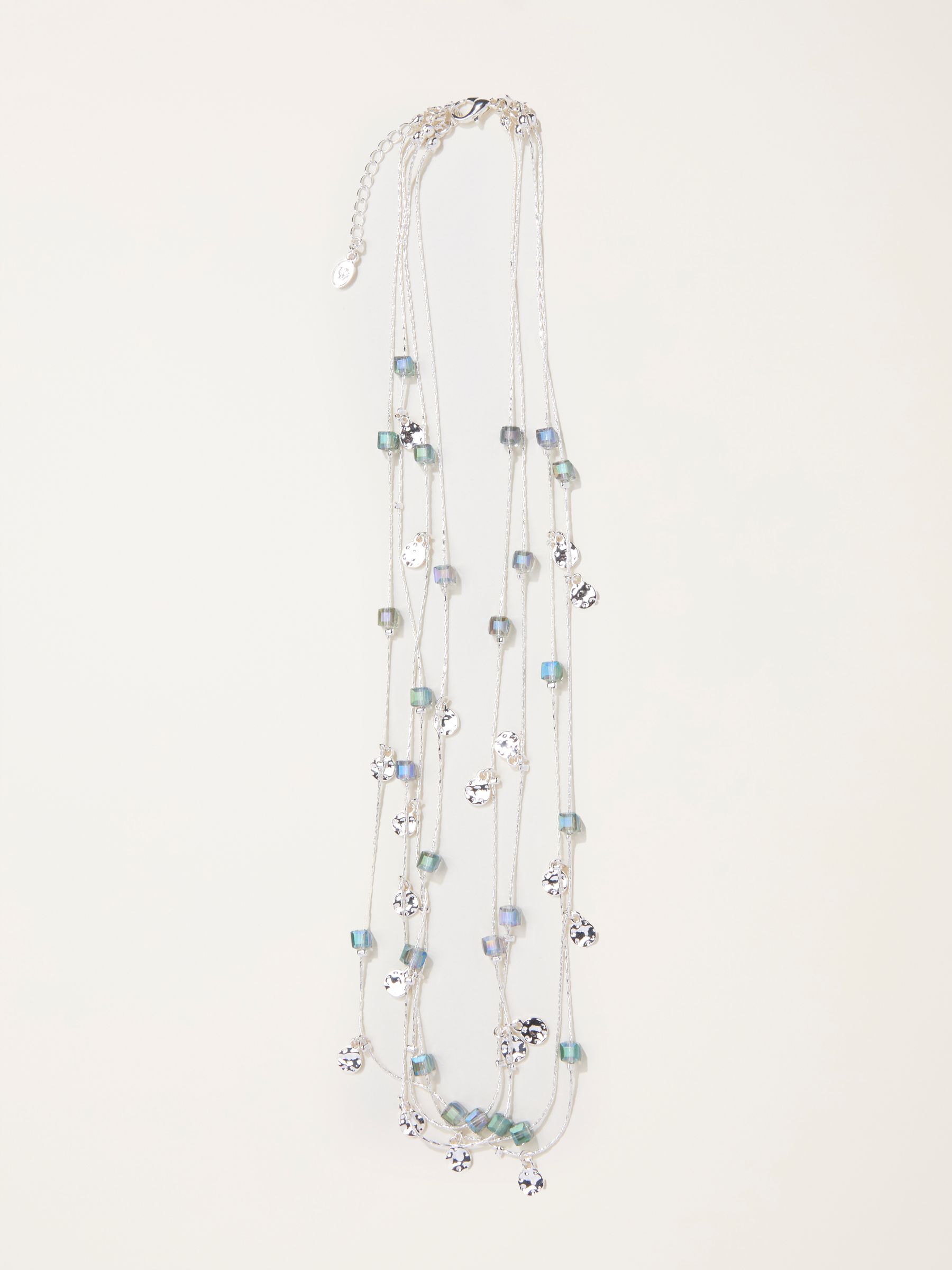 Silver Tone Layered Necklace - Image 1 of 2
