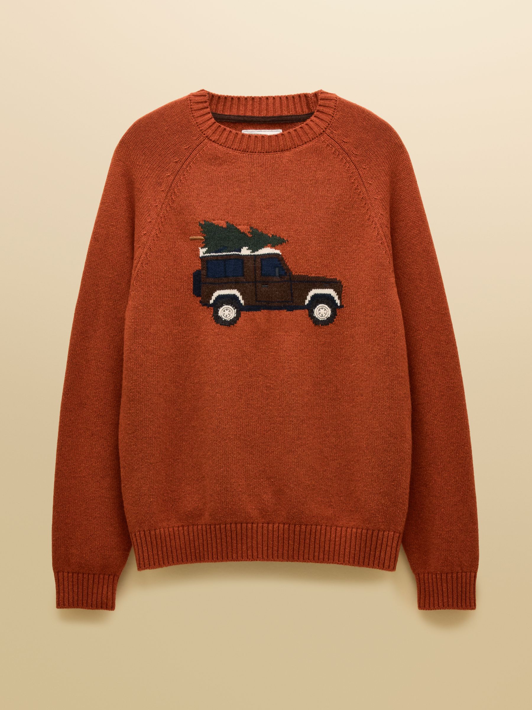 Offroad Orange Crew Neck Christmas Jumper - Image 11 of 11
