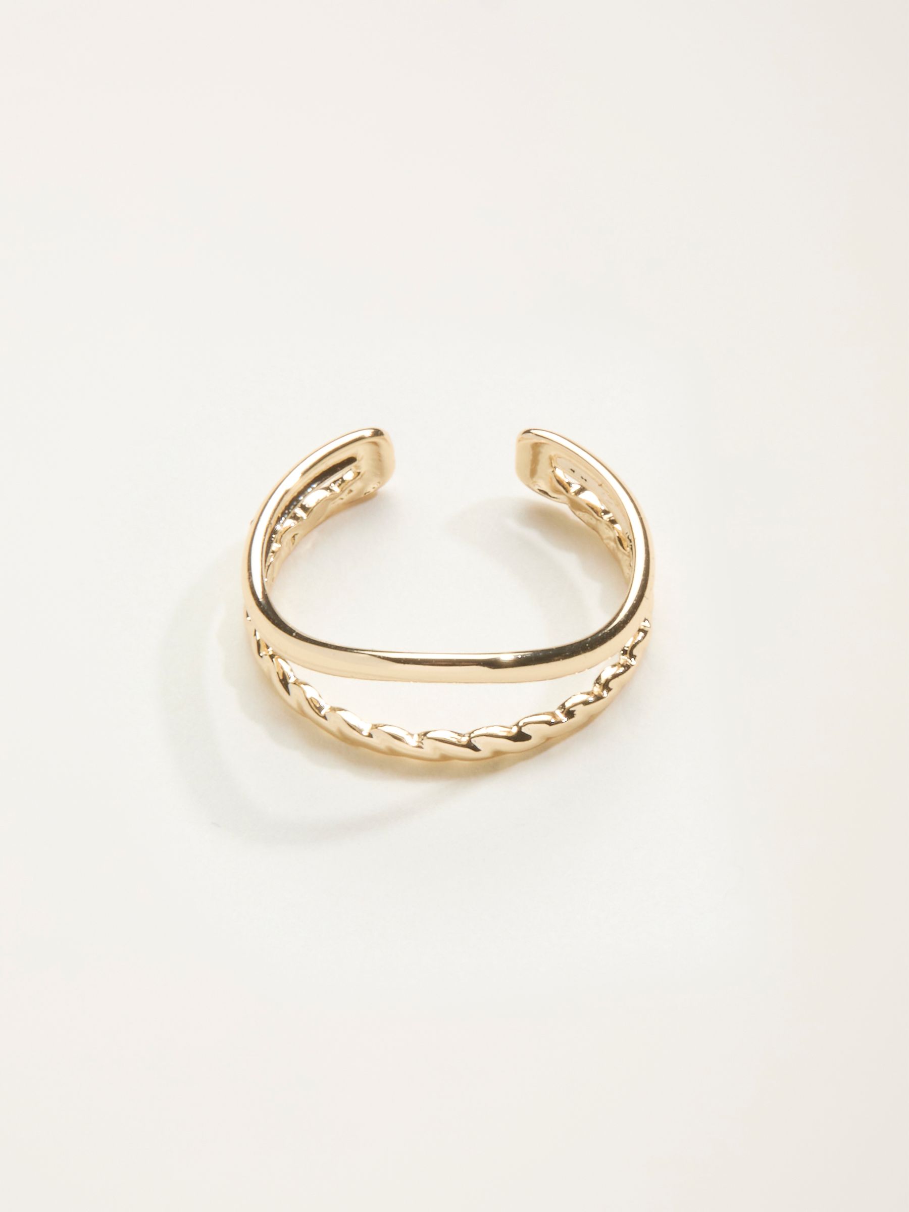 Gold Tone Stacked Ring - Image 1 of 2