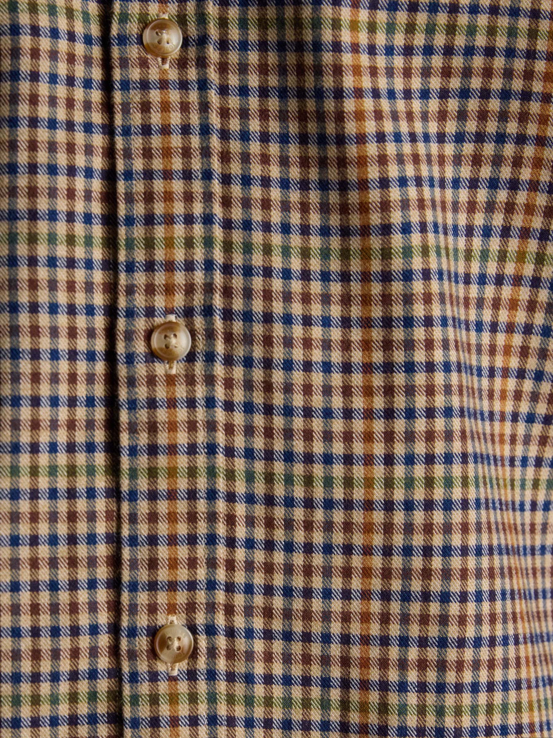 Lightweight Flannel Brown Shirt - Image 10 of 11