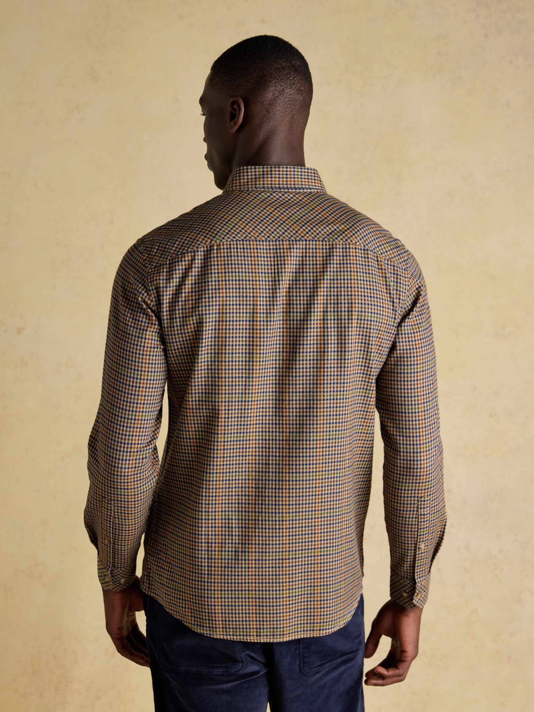 Lightweight Flannel Brown Shirt - Image 4 of 11