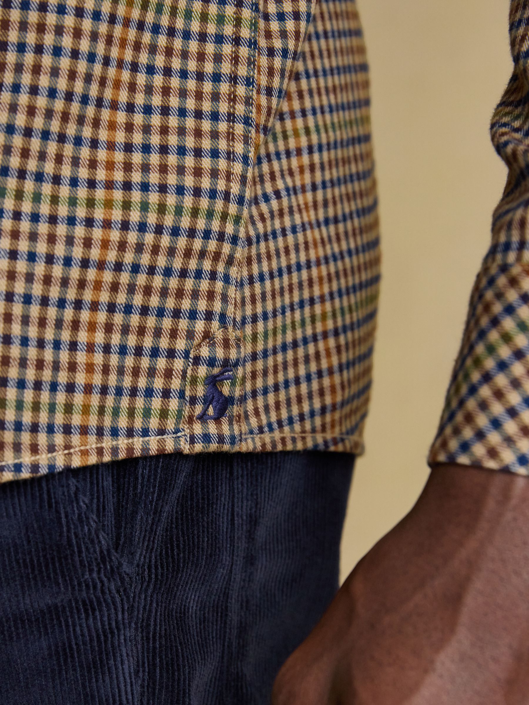 Lightweight Flannel Brown Shirt - Image 6 of 11