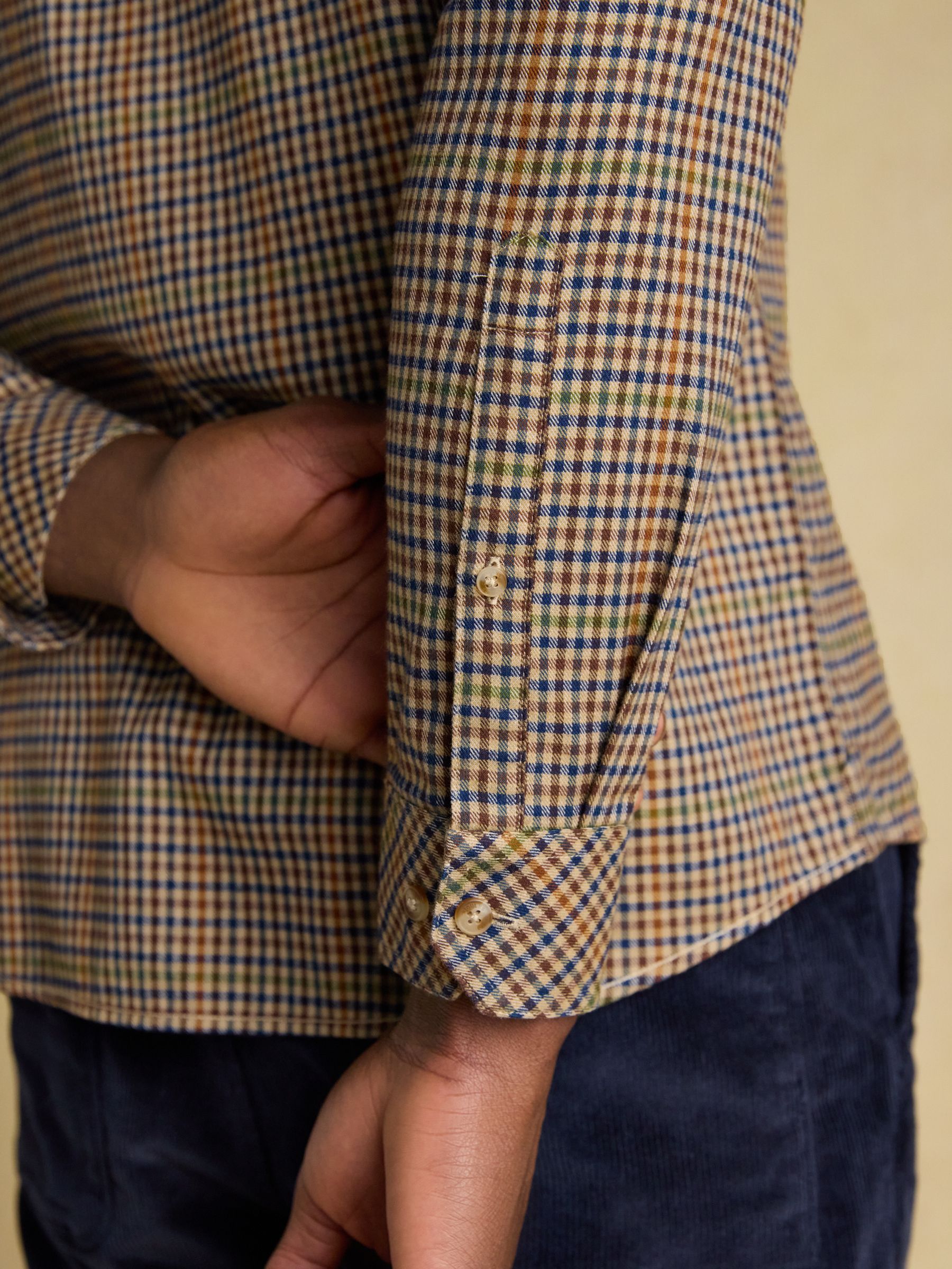 Lightweight Flannel Brown Shirt - Image 9 of 11