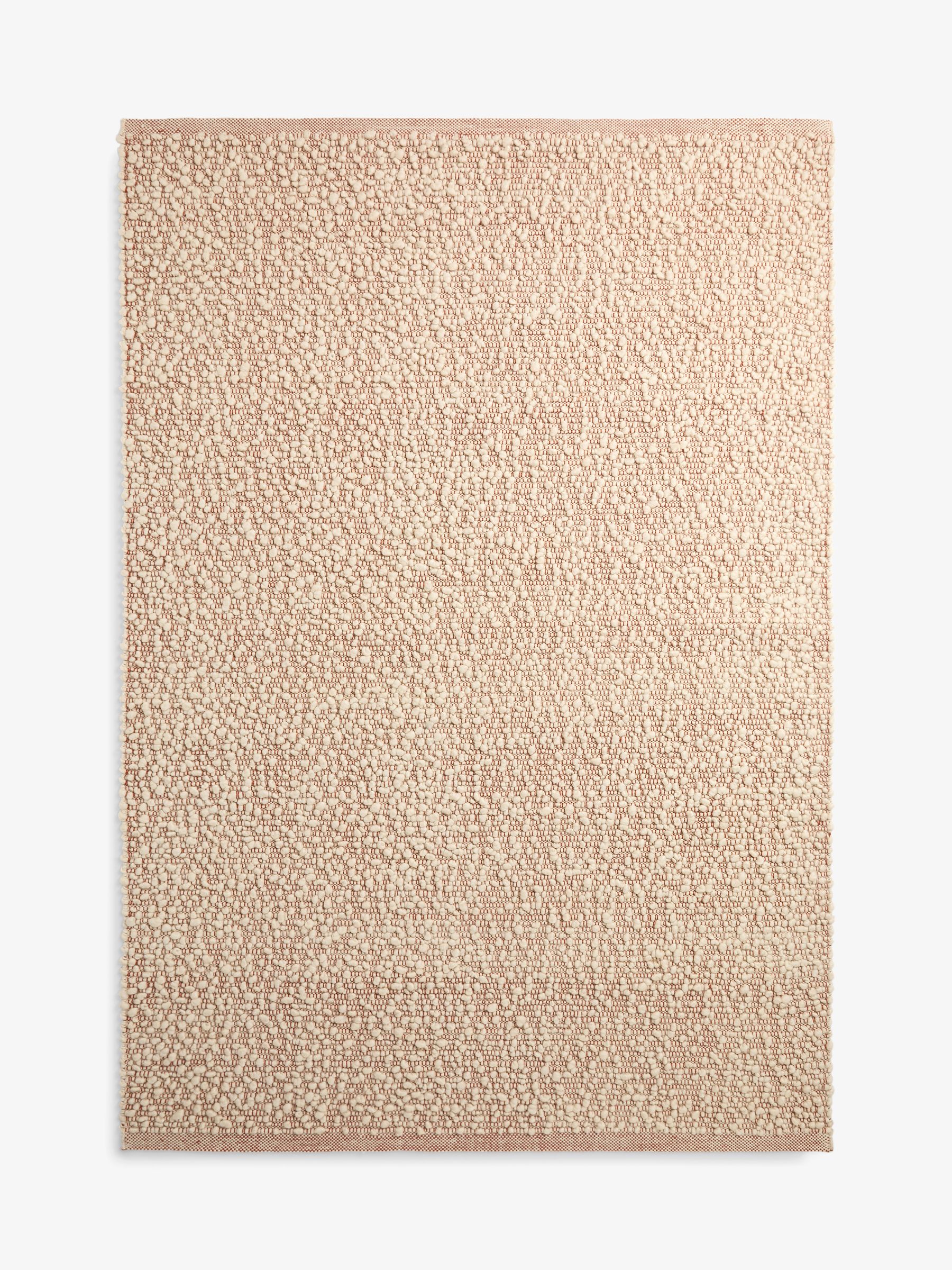 Claude Boucle Wool Rug in Rust - Image 5 of 5 Claude Boucle Wool Rug in Rust - Image 5 of 5