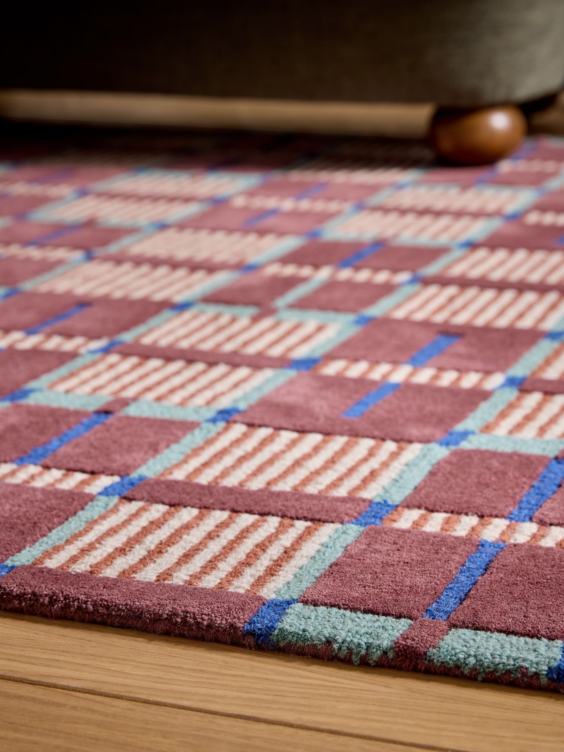 Liesel Wool Tufted Rug in Multi - Image 2 of 5 Liesel Wool Tufted Rug in Multi - Image 2 of 5