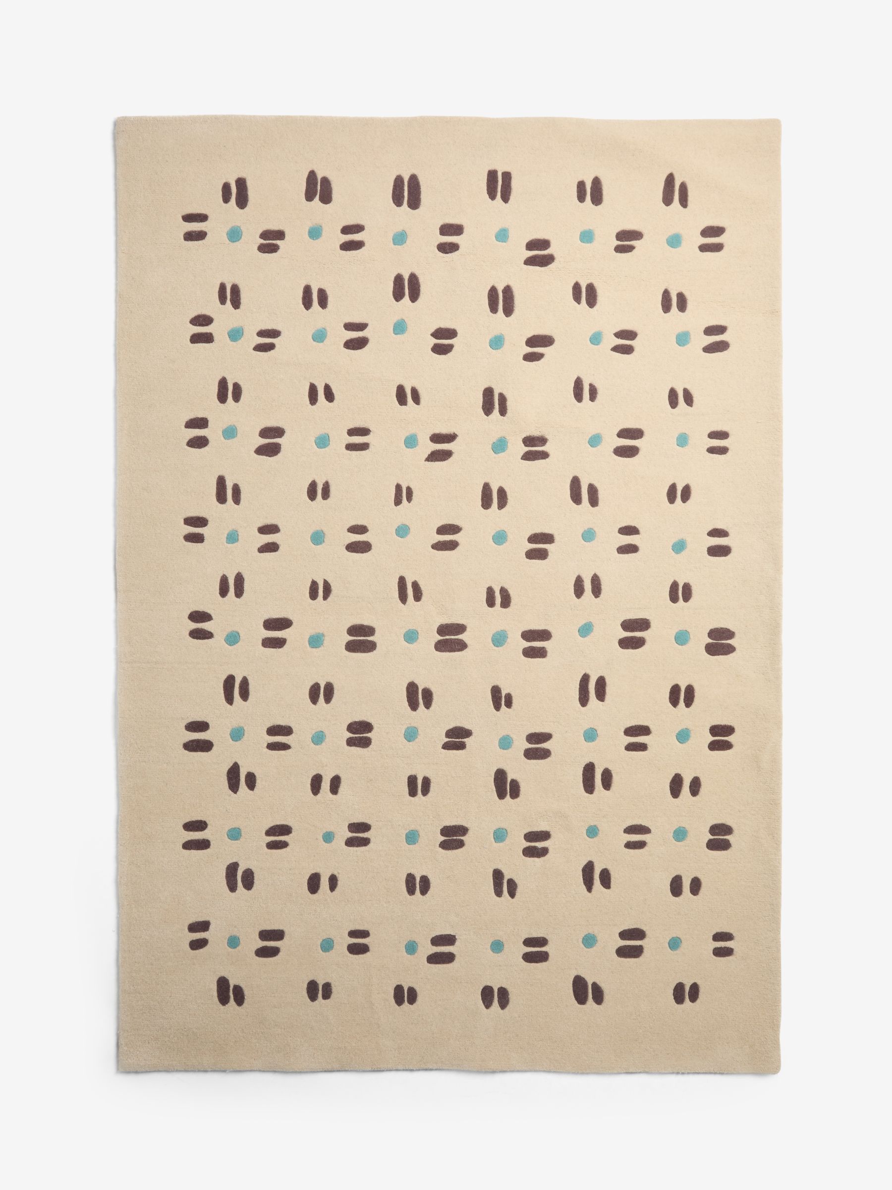 Timeo Wool Tufted Rug in Natural - Image 5 of 5