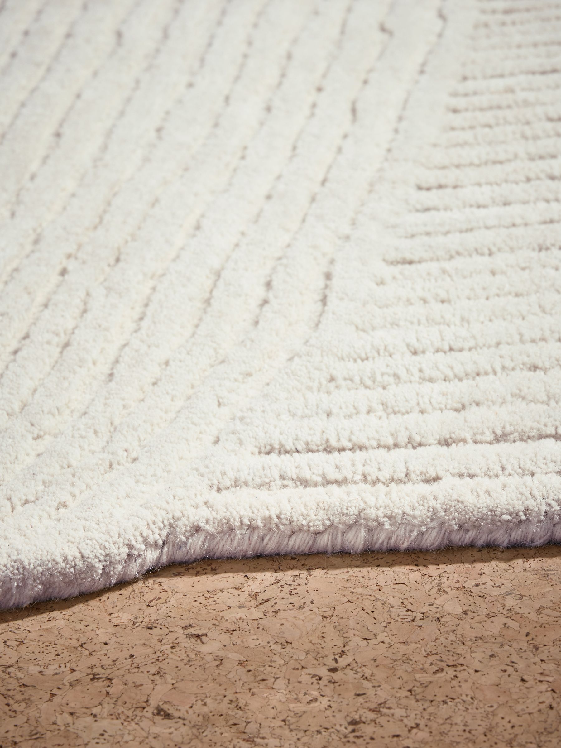 Casey Wool Tufted Rug in Natural - Image 3 of 5