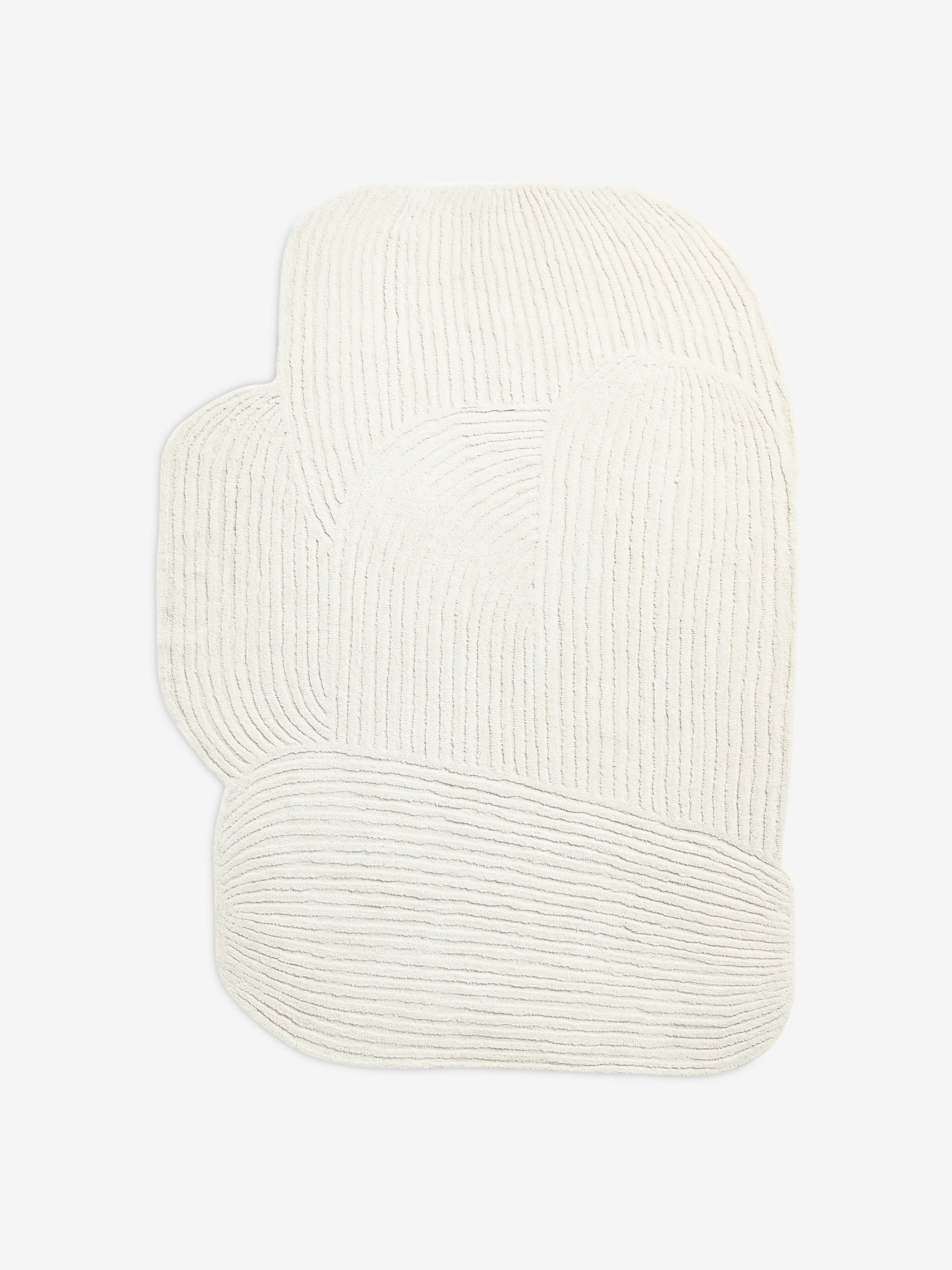 Casey Wool Tufted Rug in Natural - Image 5 of 5