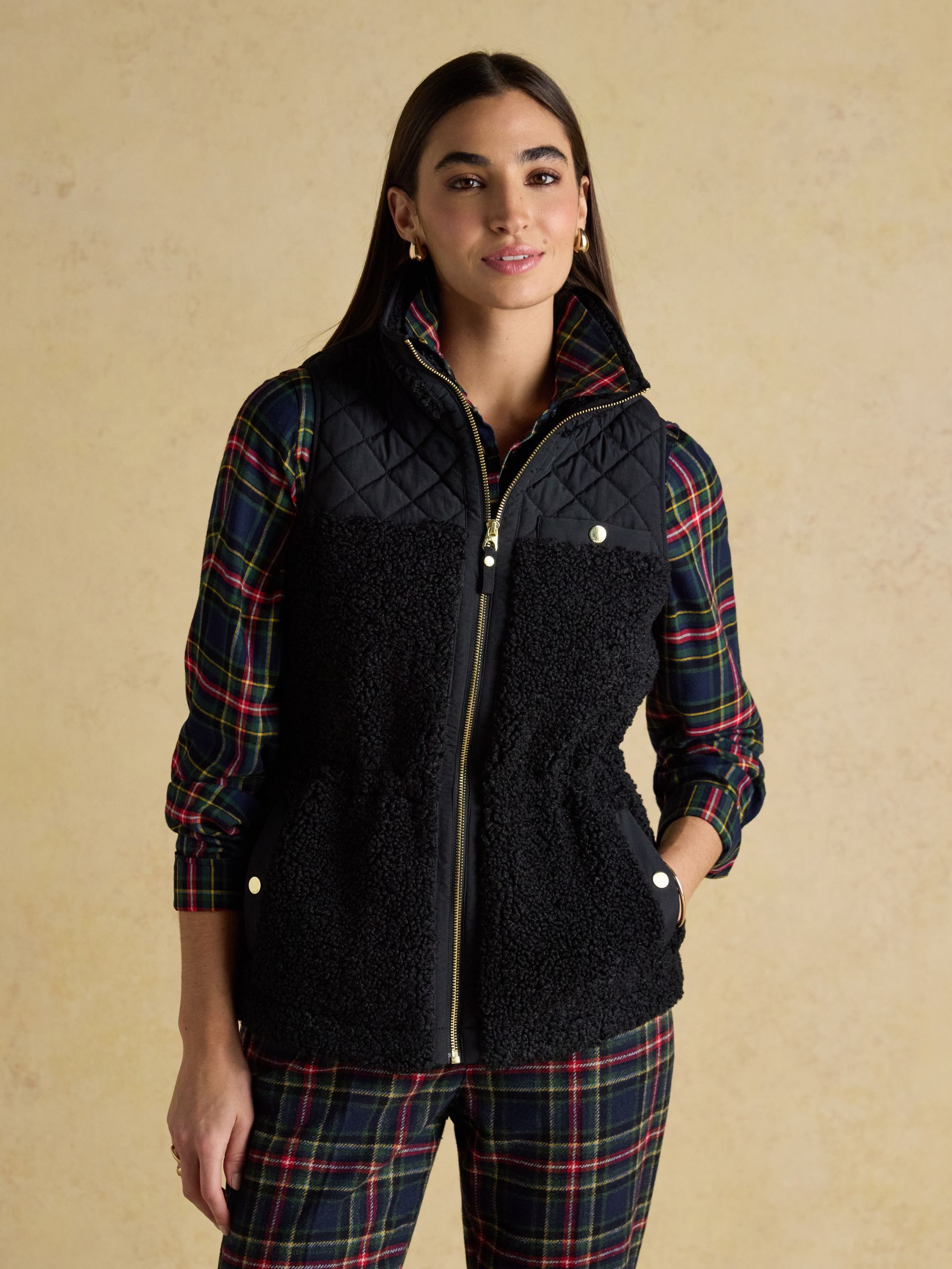 Tadworth Black Fleece Gilet - Image 1 of 9