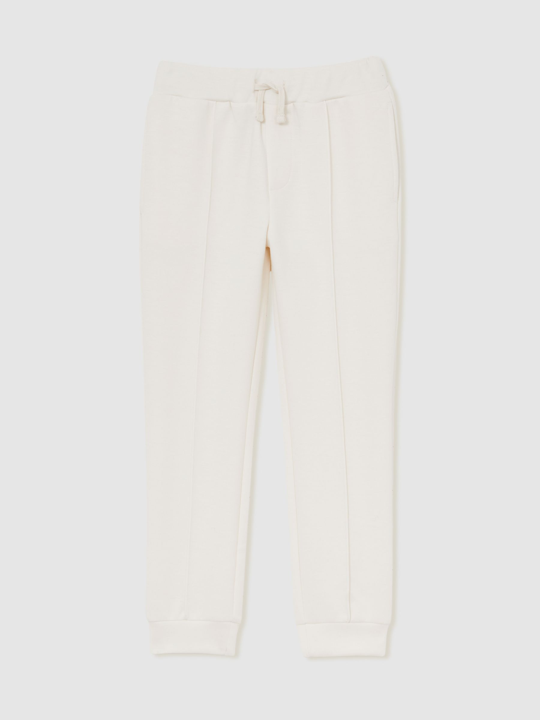 3-9 yrs Interlock Drawstring Joggers in Off White - Image 2 of 5