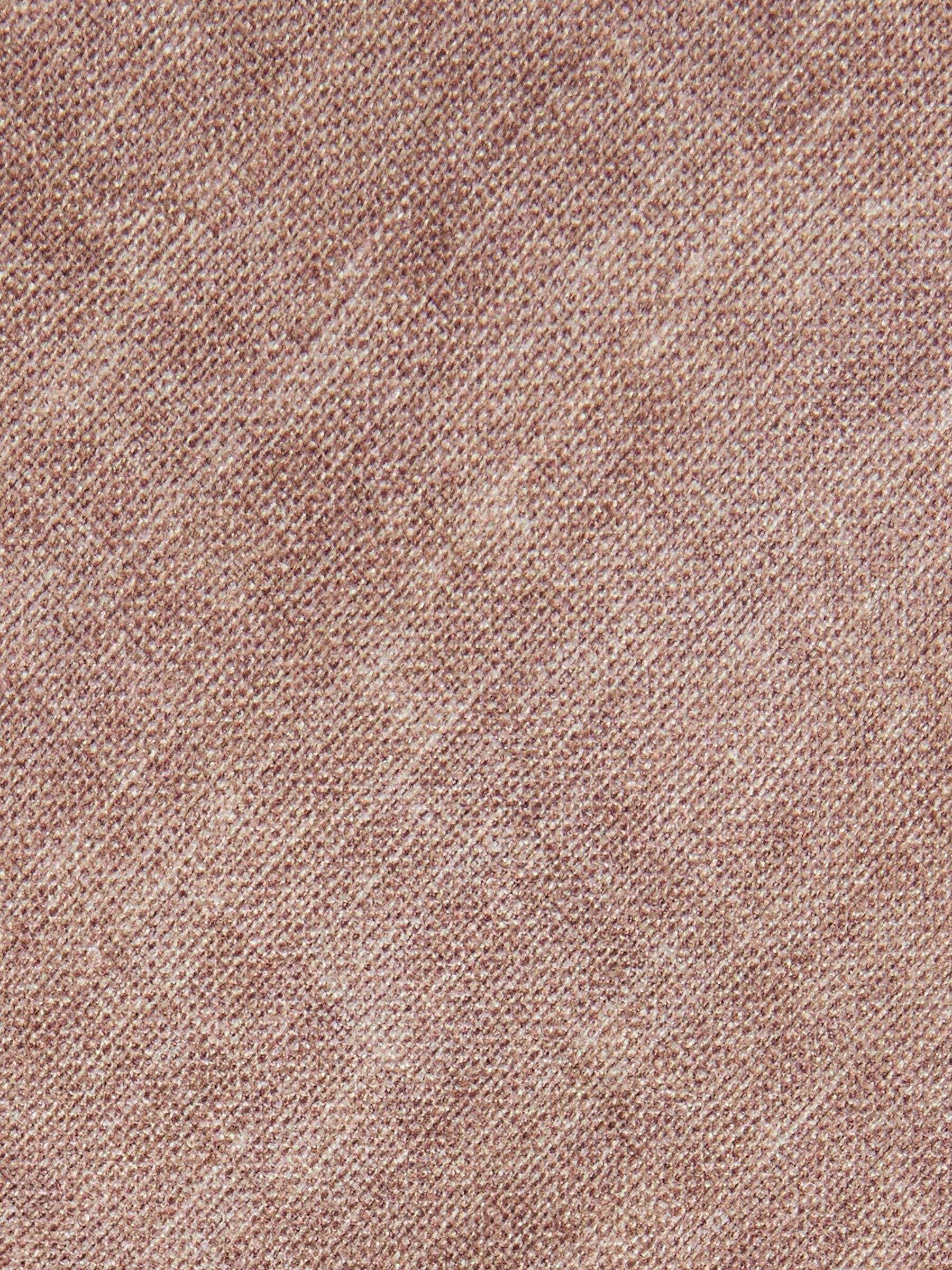 Linen Textured Tie in Soft Brown - Image 4 of 4