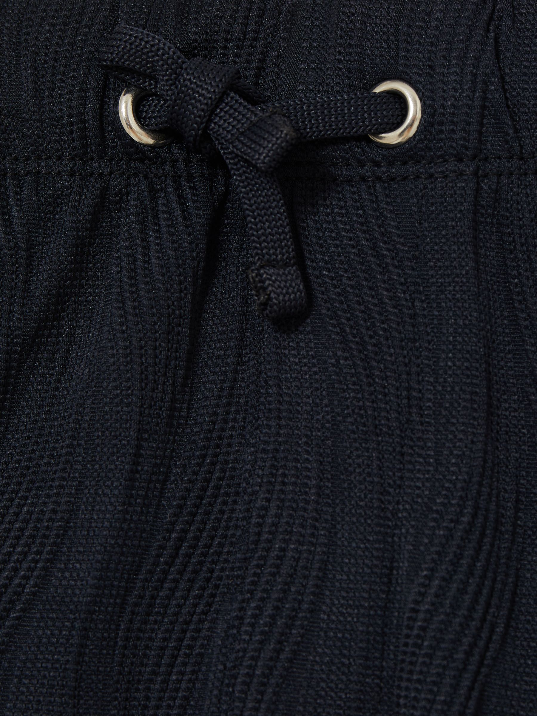 9-13 yrs Wave-Jacquard Drawstring Shorts in Navy - Image 4 of 4