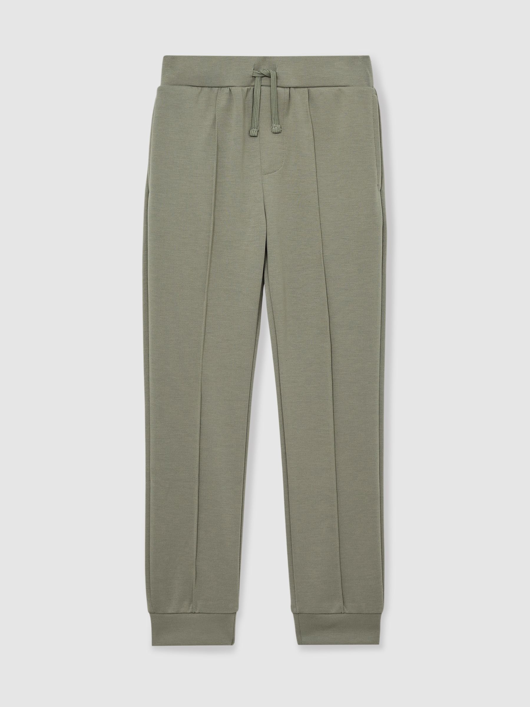 9-13 yrs Interlock Drawstring Joggers in Soft Sage Green - Image 2 of 4
