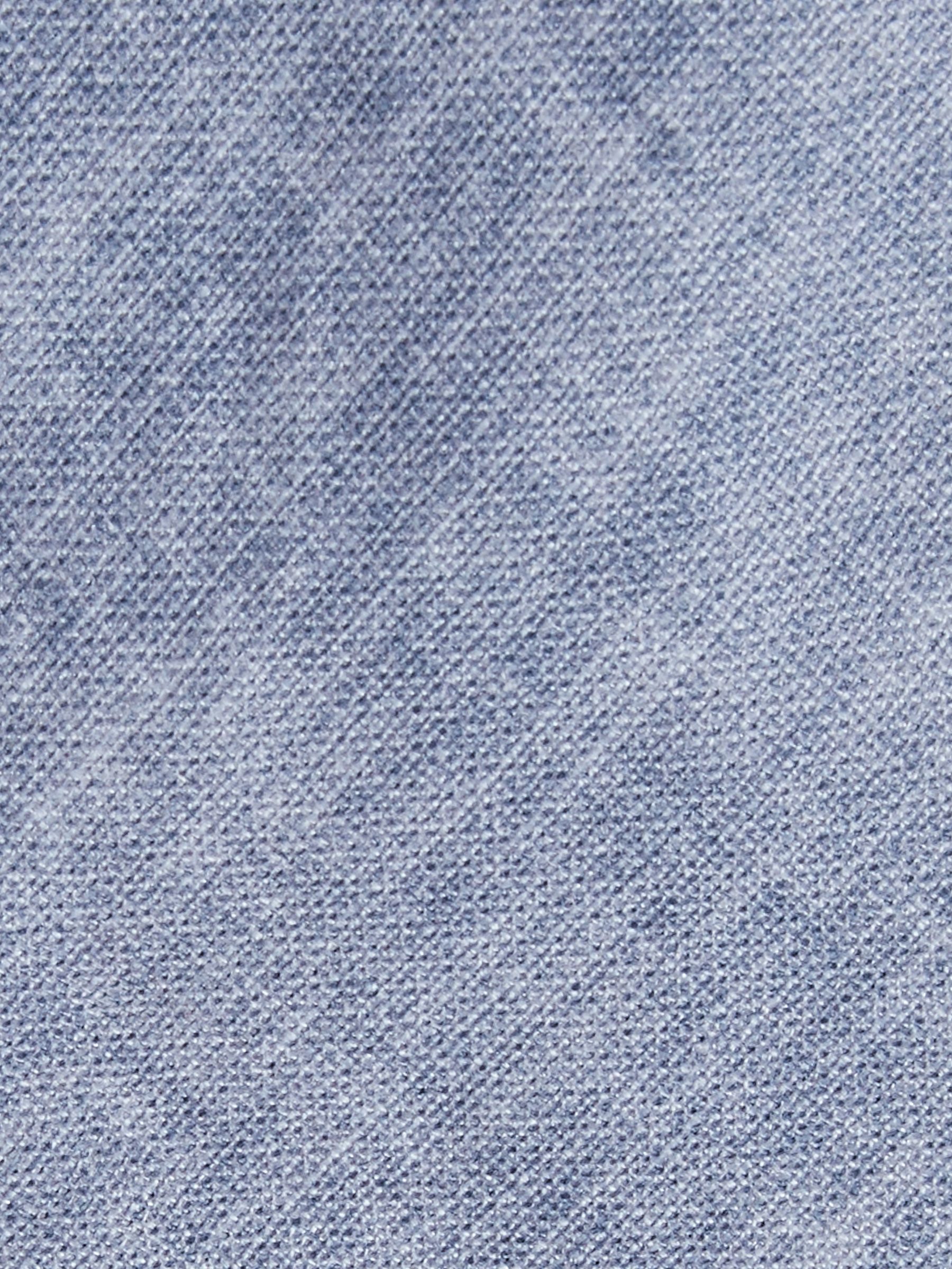 Linen Textured Tie in Soft Blue - Image 4 of 4