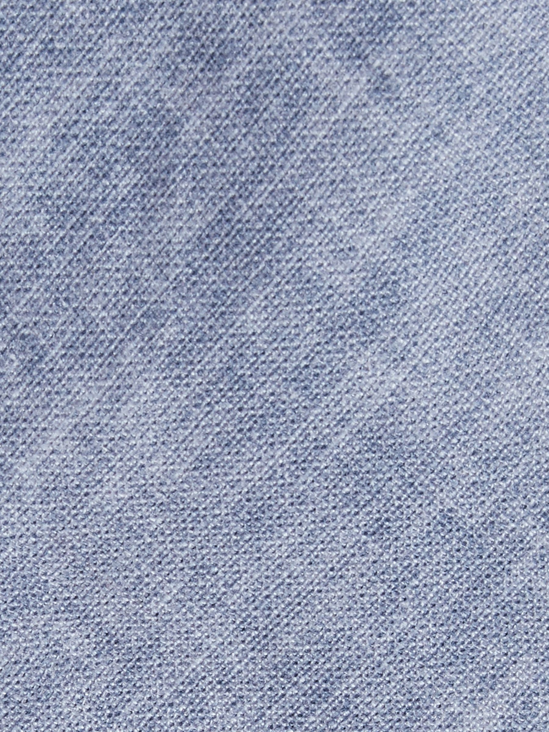 Linen Textured Tie in Soft Blue - Image 5 of 5
