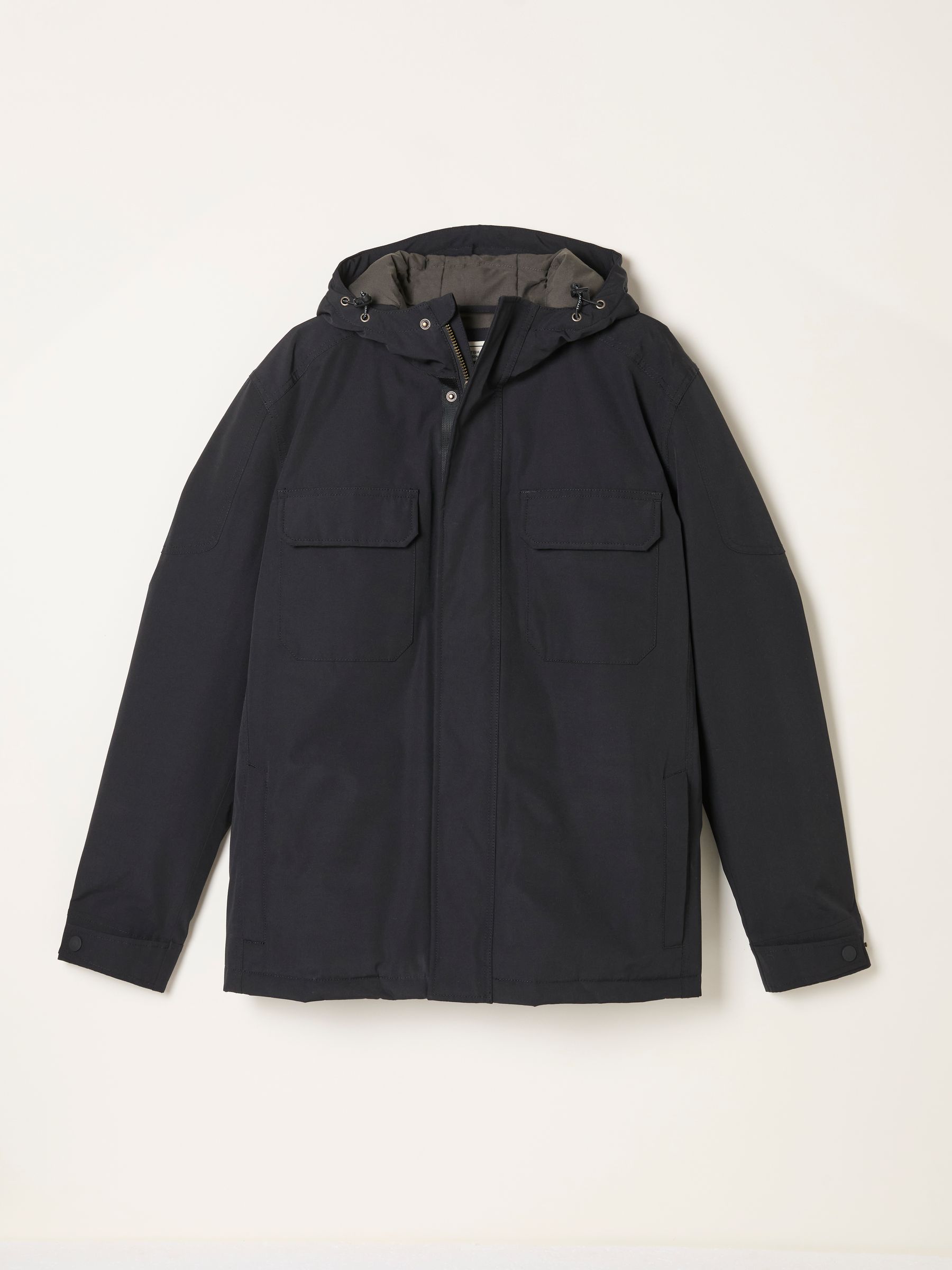 Truro Black Hooded Waterproof Jacket - Image 5 of 5