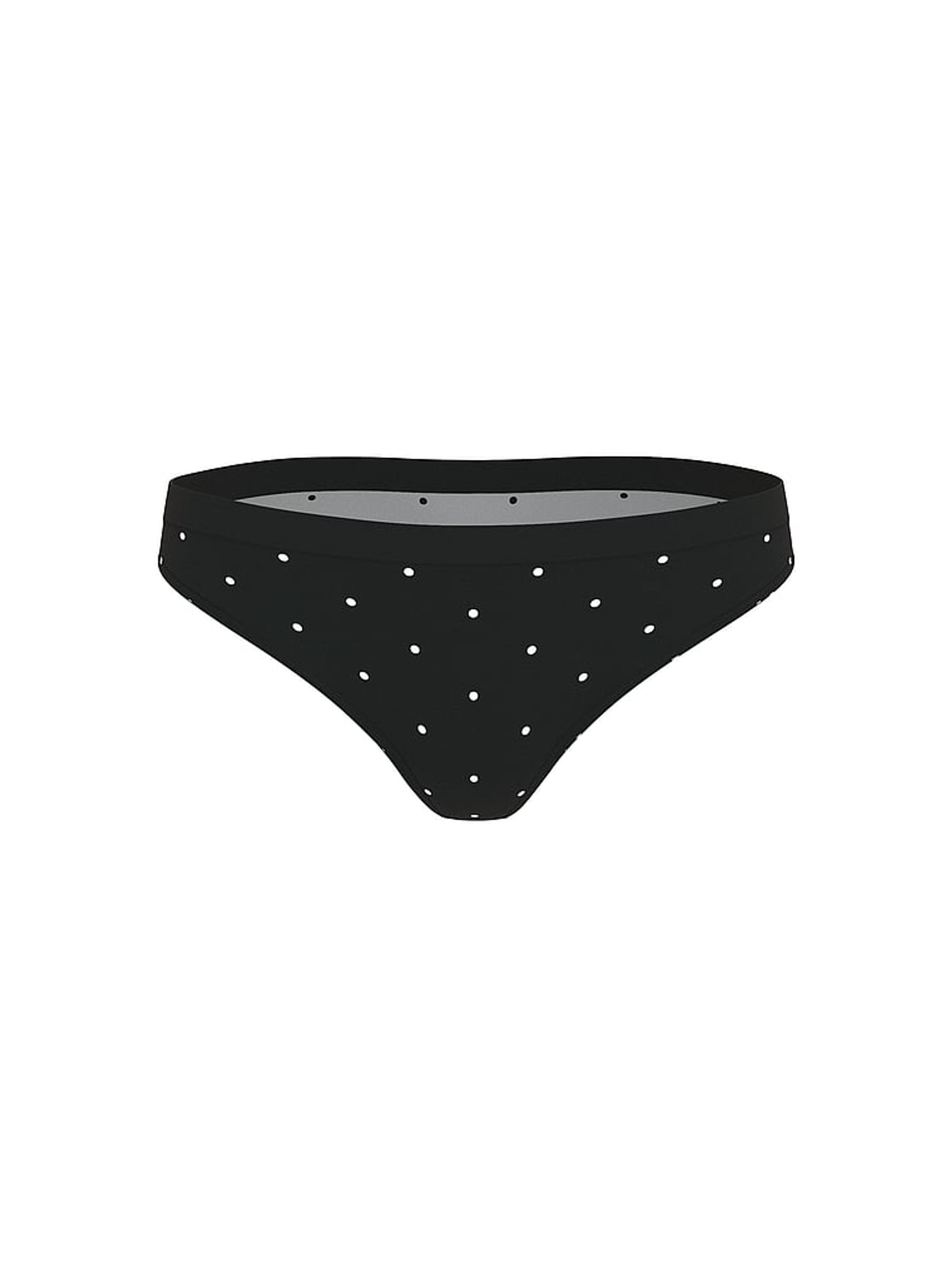 Black Dot Thong Knickers - Image 3 of 3