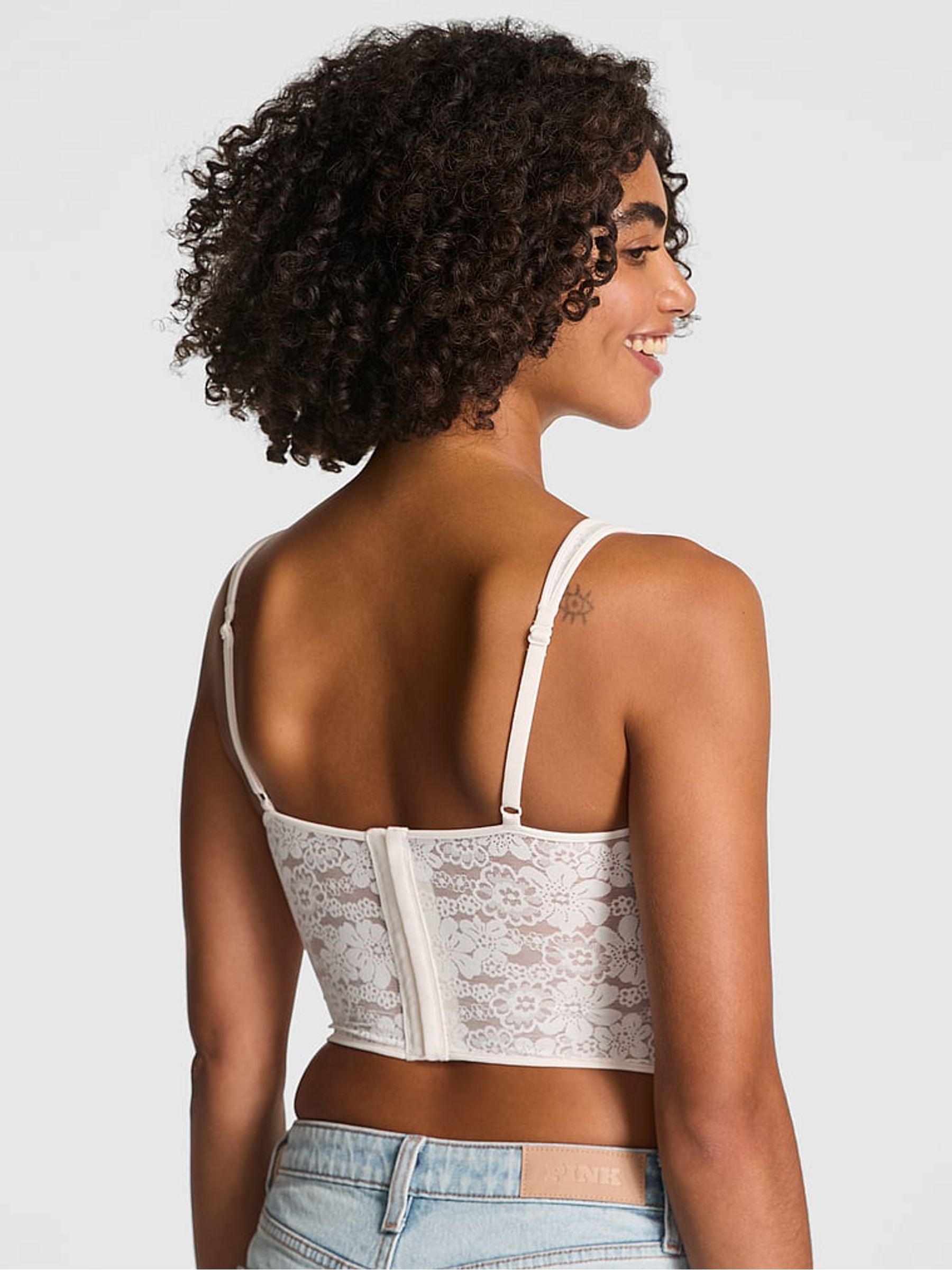 Winter White Lace Corset - Image 2 of 2
