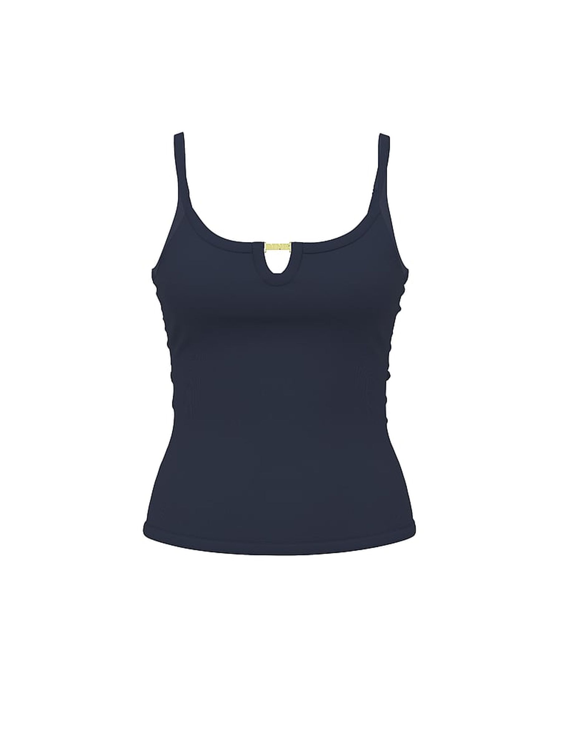 Noir Navy Blue Keyhole PJ Cami Top - Image 4 of 4