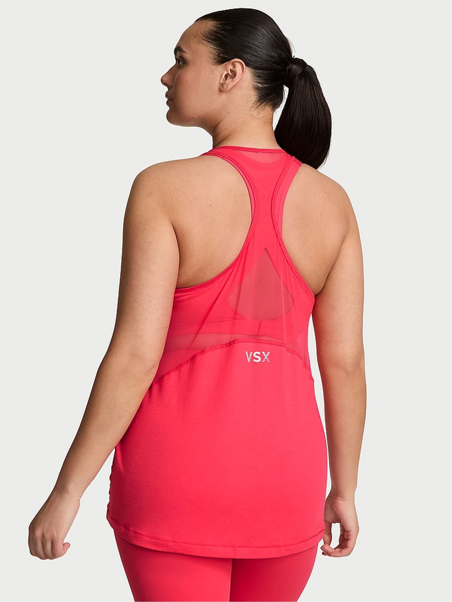 Pink Island Racerback Mesh Tank Top - Image 2 of 3