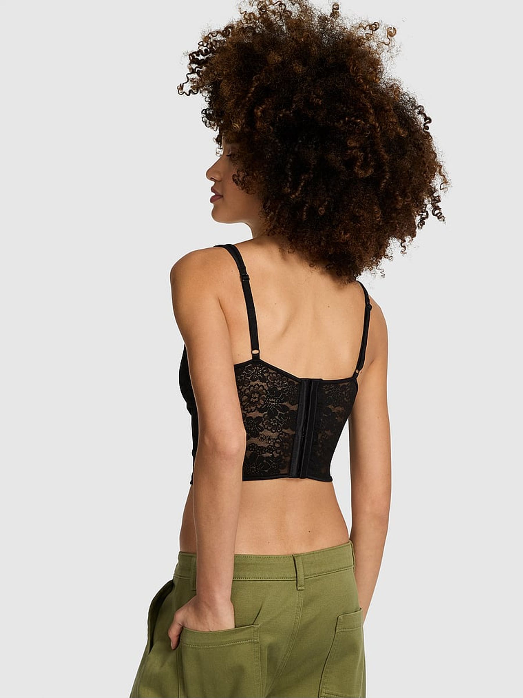 Black Lace Corset - Image 2 of 2