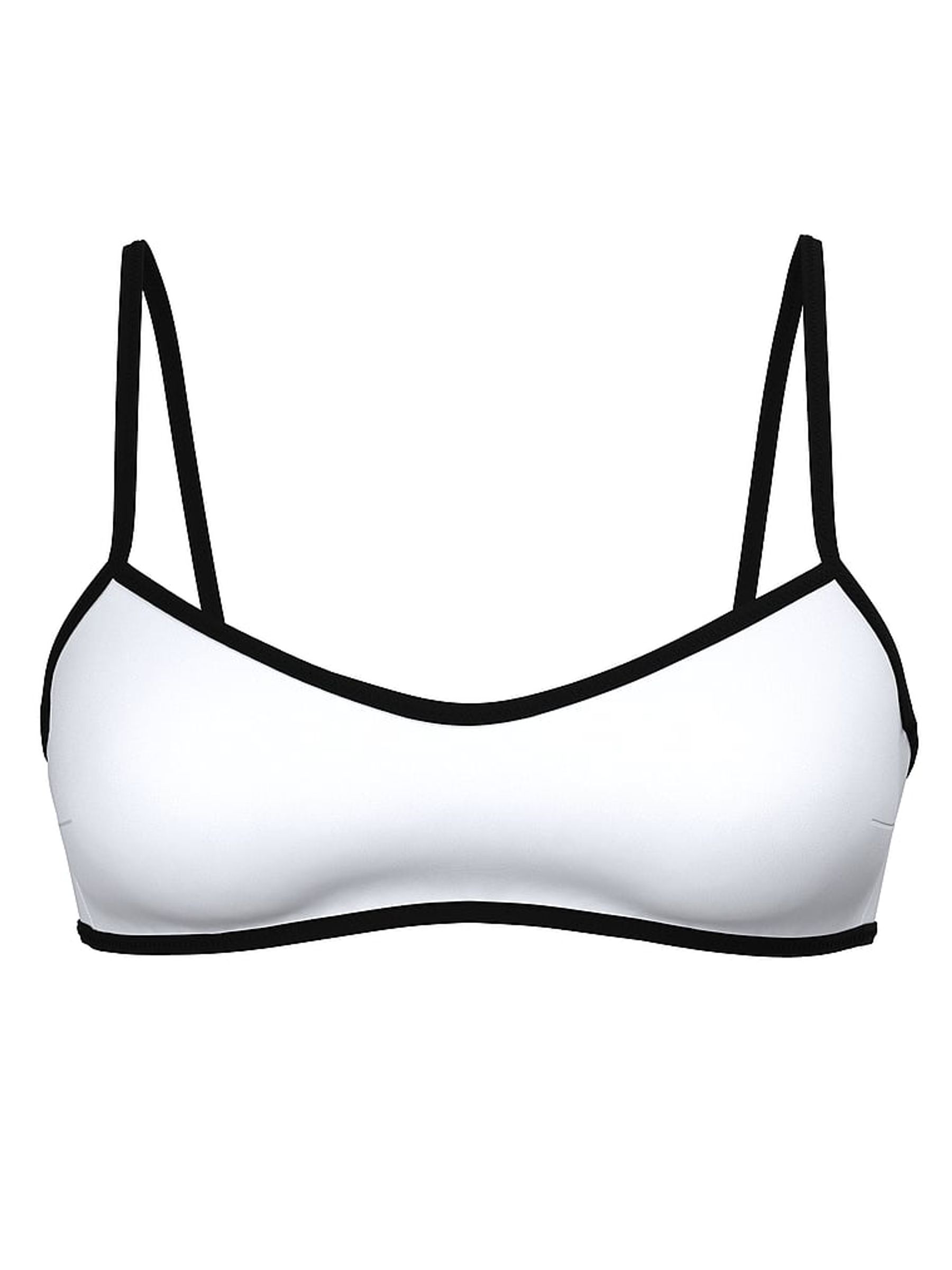White Scoop Scuba Bikini Top - Image 3 of 3