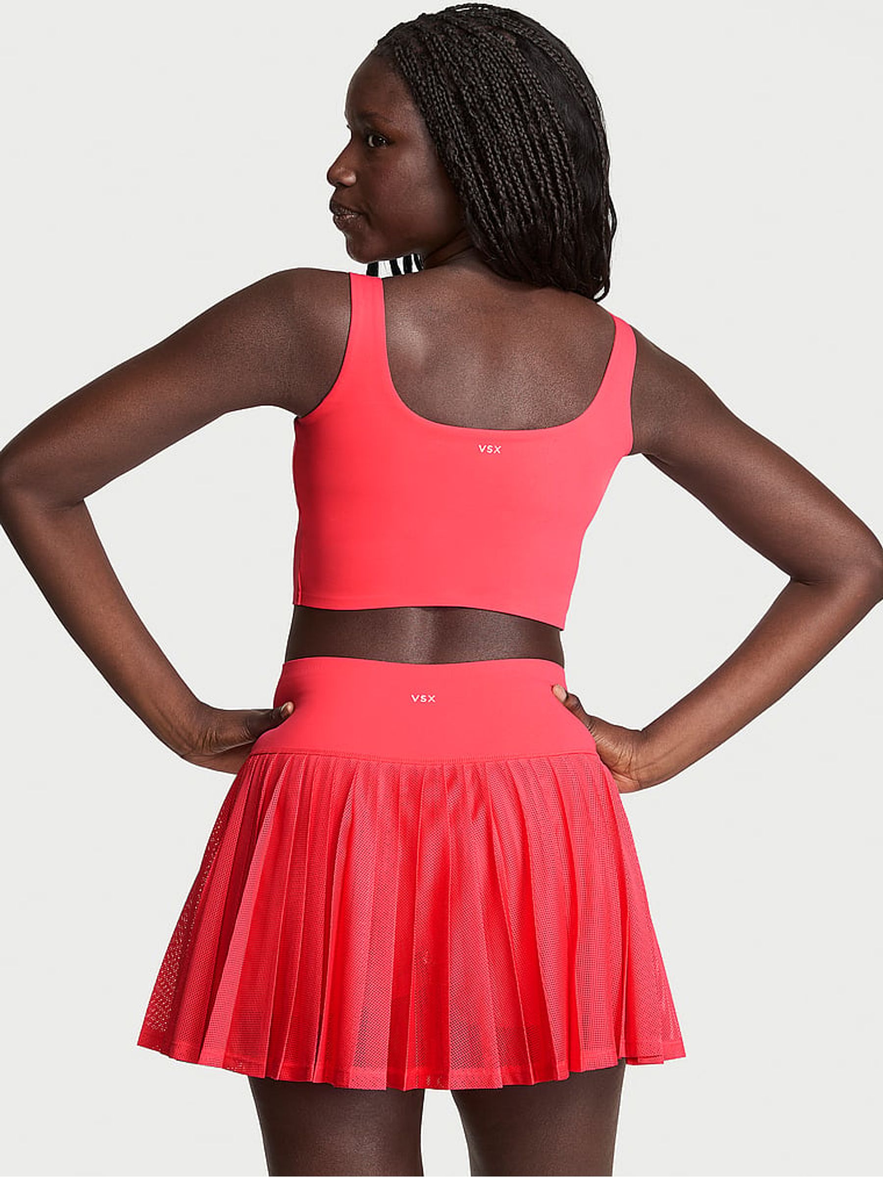 Pink Island Elevate™ Mesh Tennis Skirt - Image 2 of 3