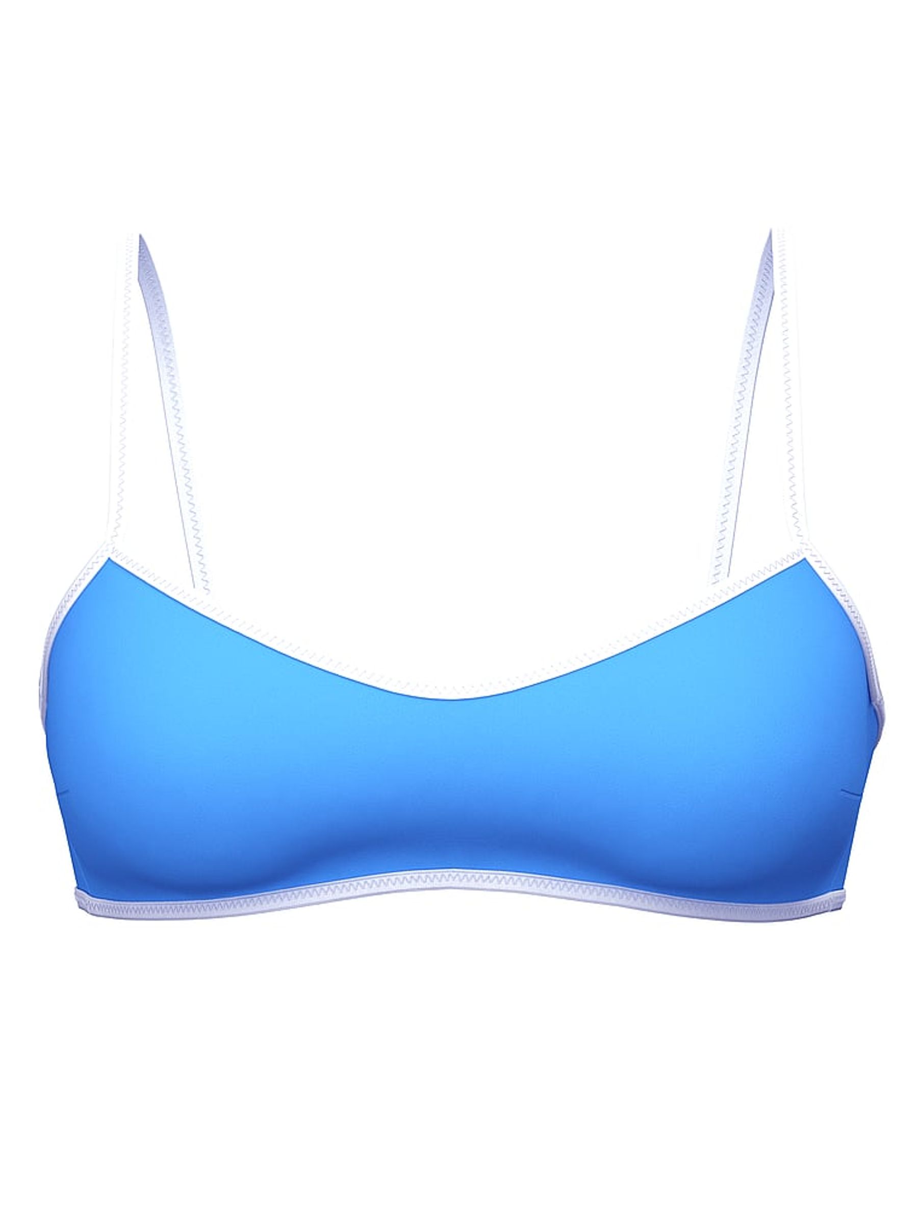 Dream On Blue Scoop Scuba Bikini Top - Image 3 of 3