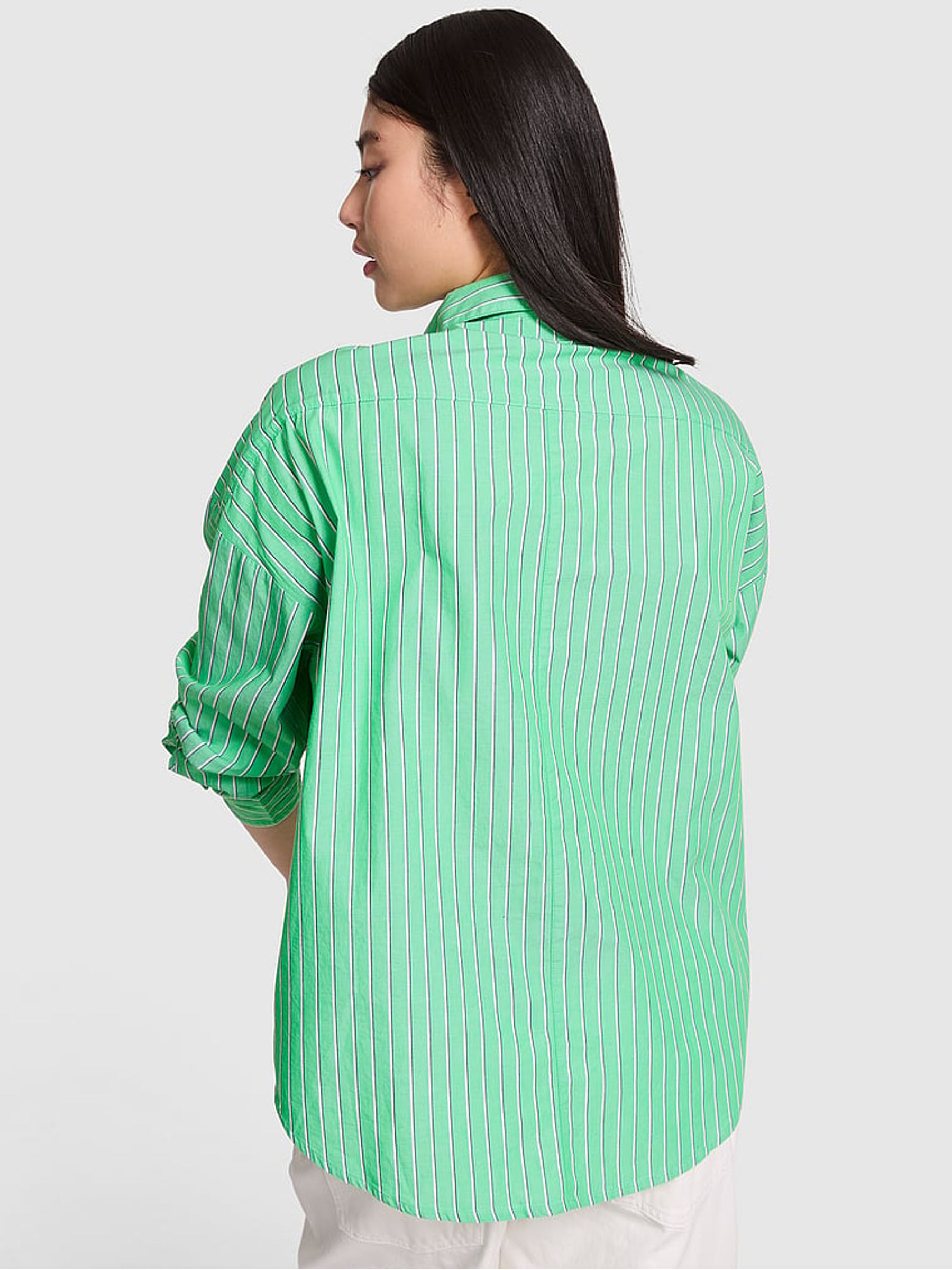 Wild Green Oversized Pyjama Shirt - Image 2 of 2