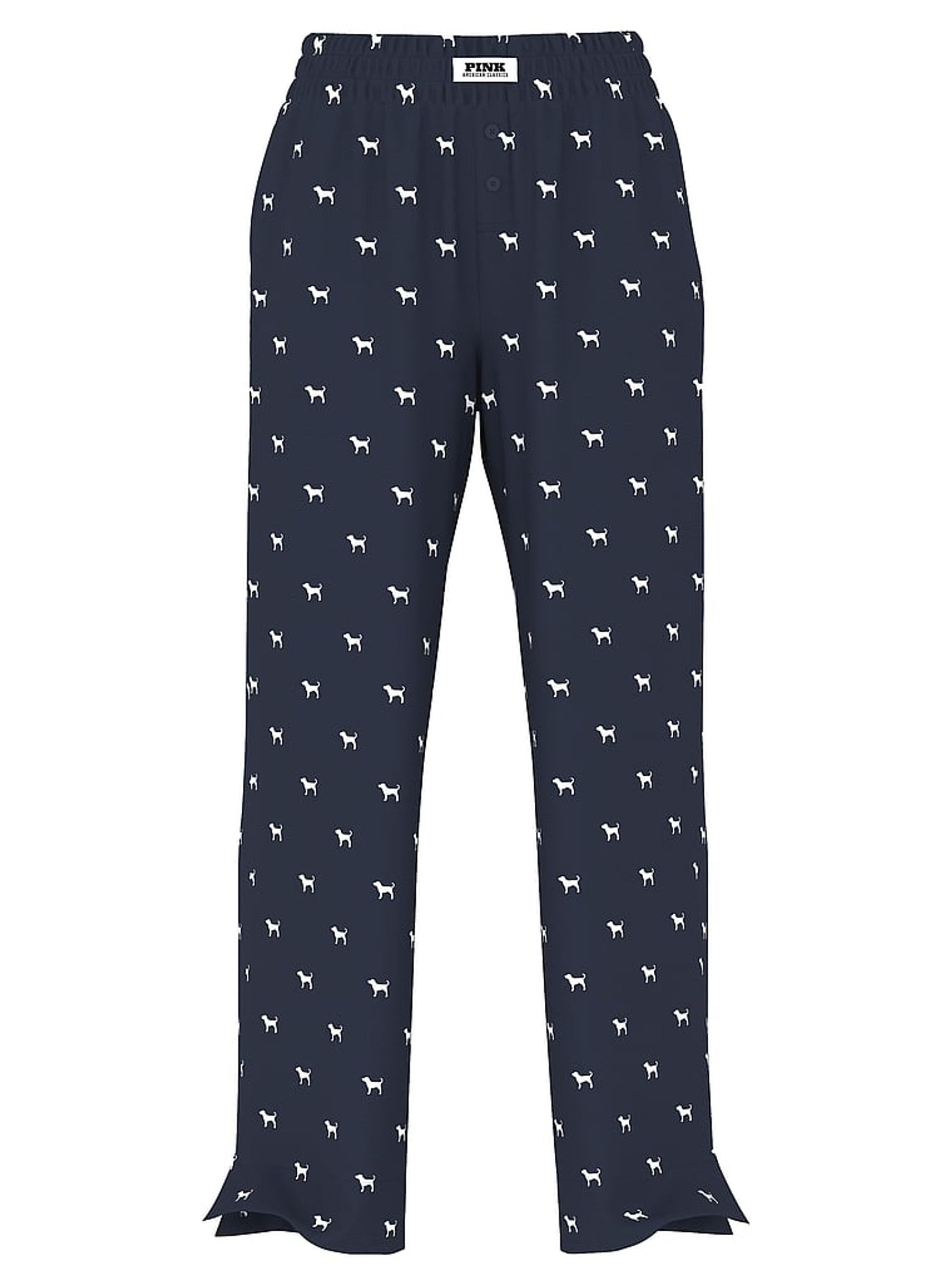 Navy Blue Dog Print Pyjama Bottoms - Image 3 of 3