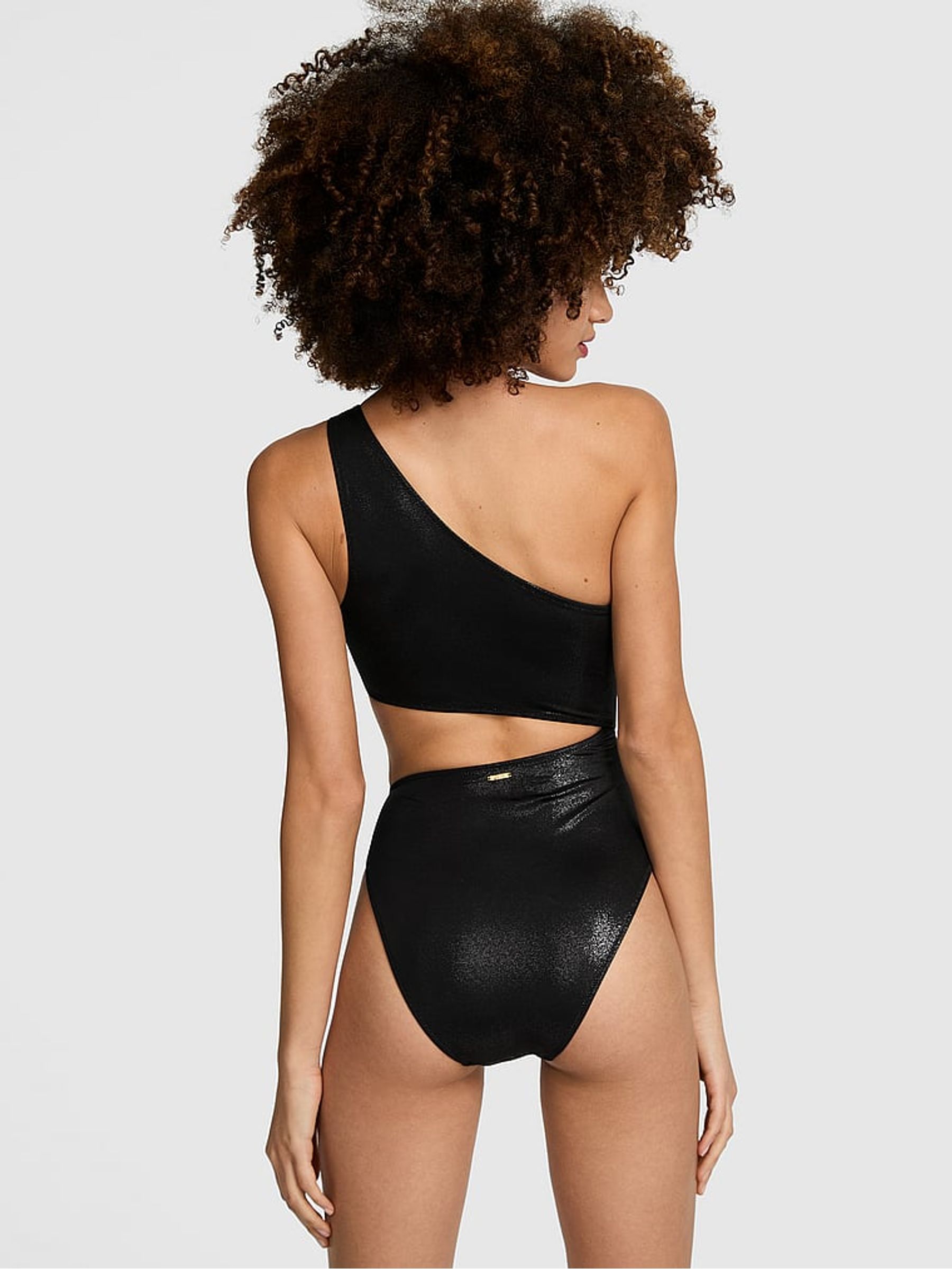 Black Cut Out Swimsuit - Image 2 of 2