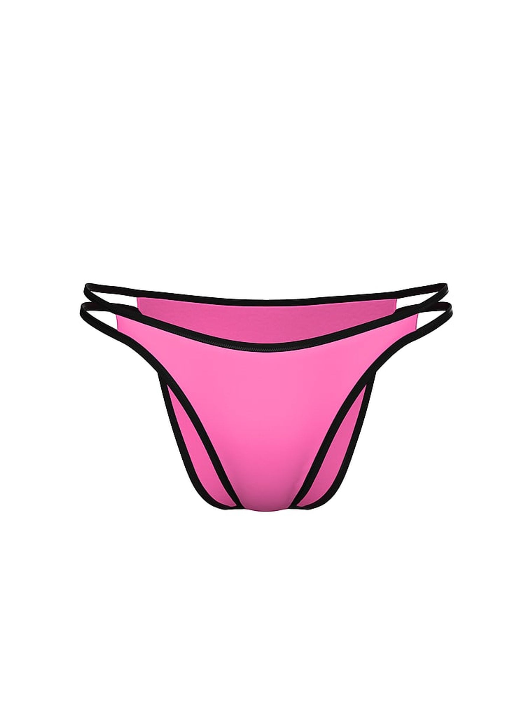 Ultra Pink Cheeky Scuba Bikini Bottoms - Image 3 of 3