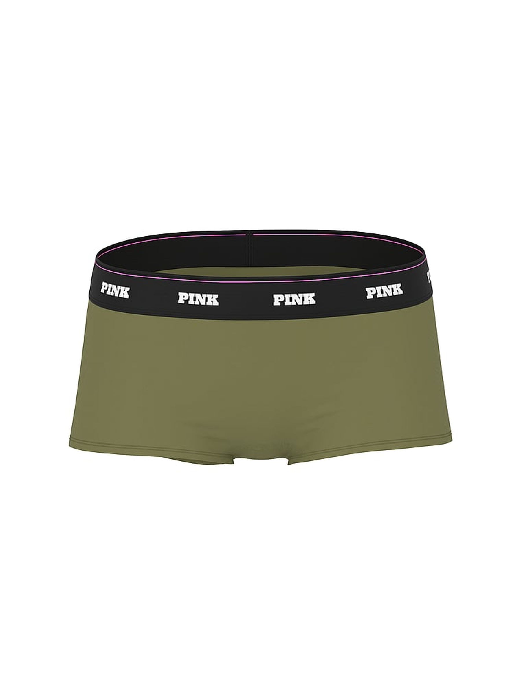 Olive Green Short Logo Mesh Knickers - Image 3 of 3