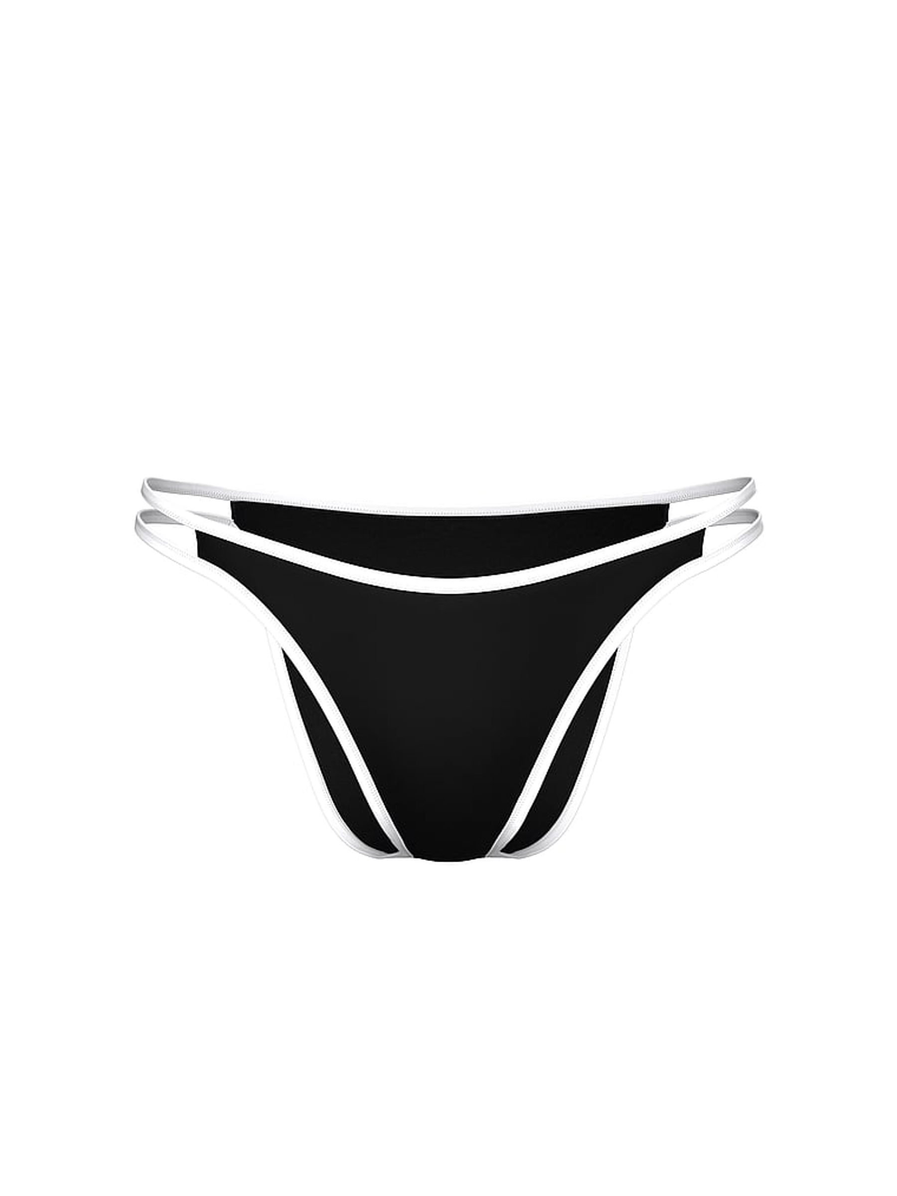 Black Cheeky Scuba Bikini Bottoms - Image 3 of 3