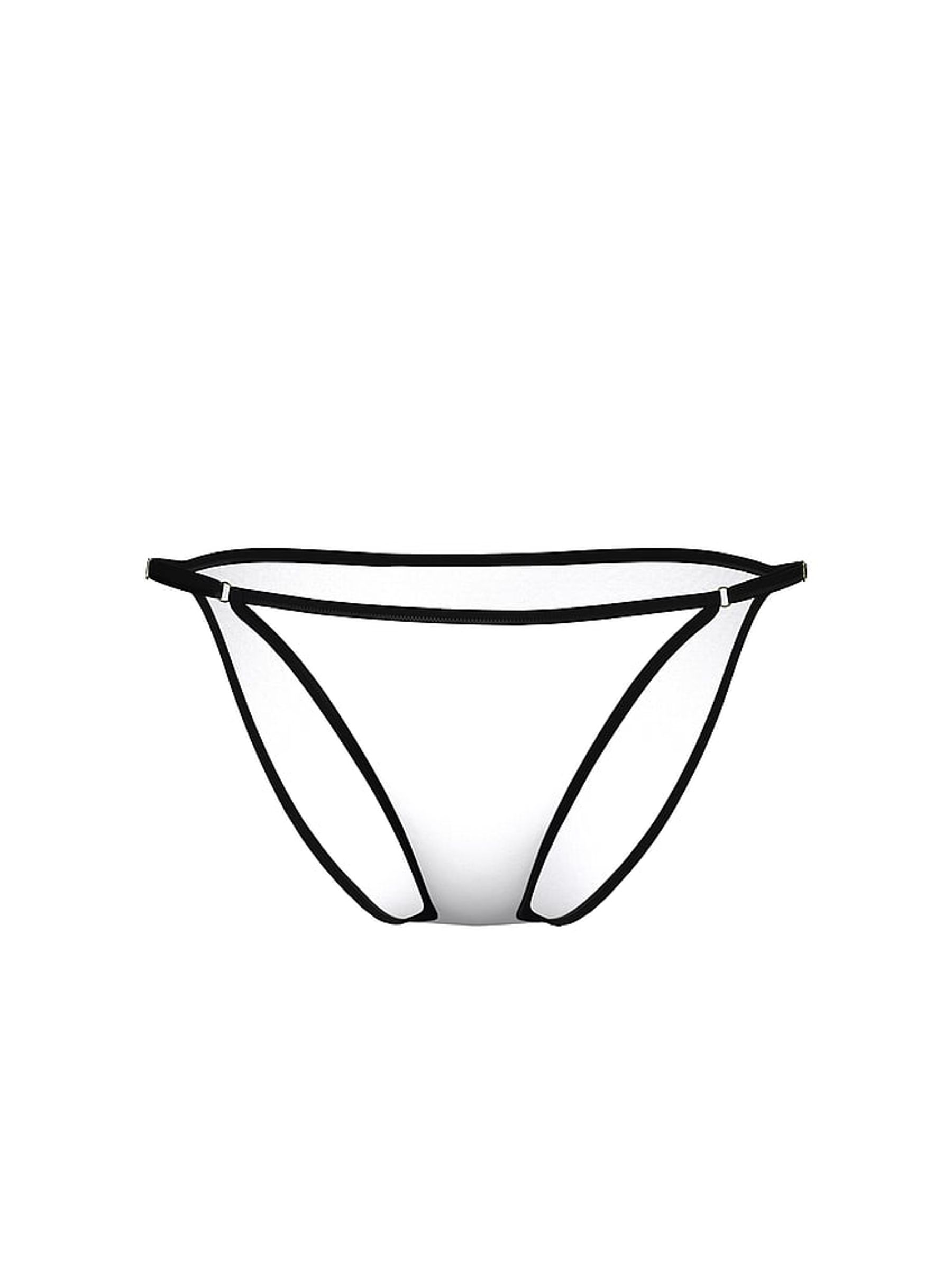White Scuba String Bikini Bottoms - Image 3 of 3