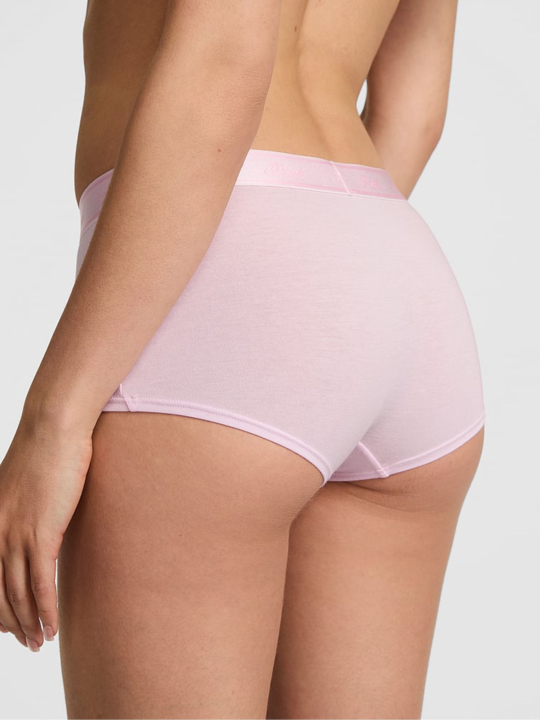 Pink Tulip Short Cotton Logo Knickers - Image 2 of 3