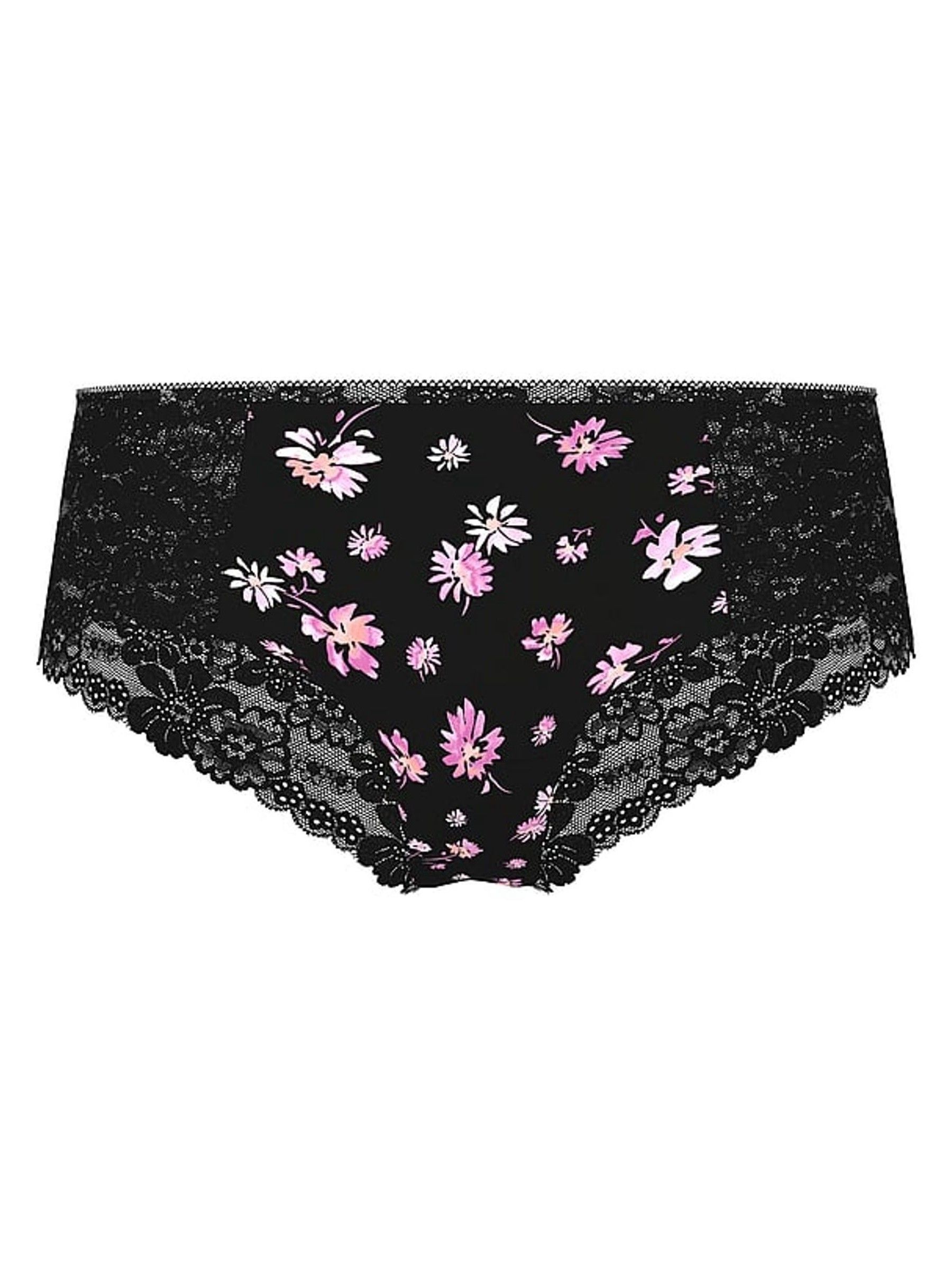 Black Floral Cheeky Knickers - Image 3 of 3