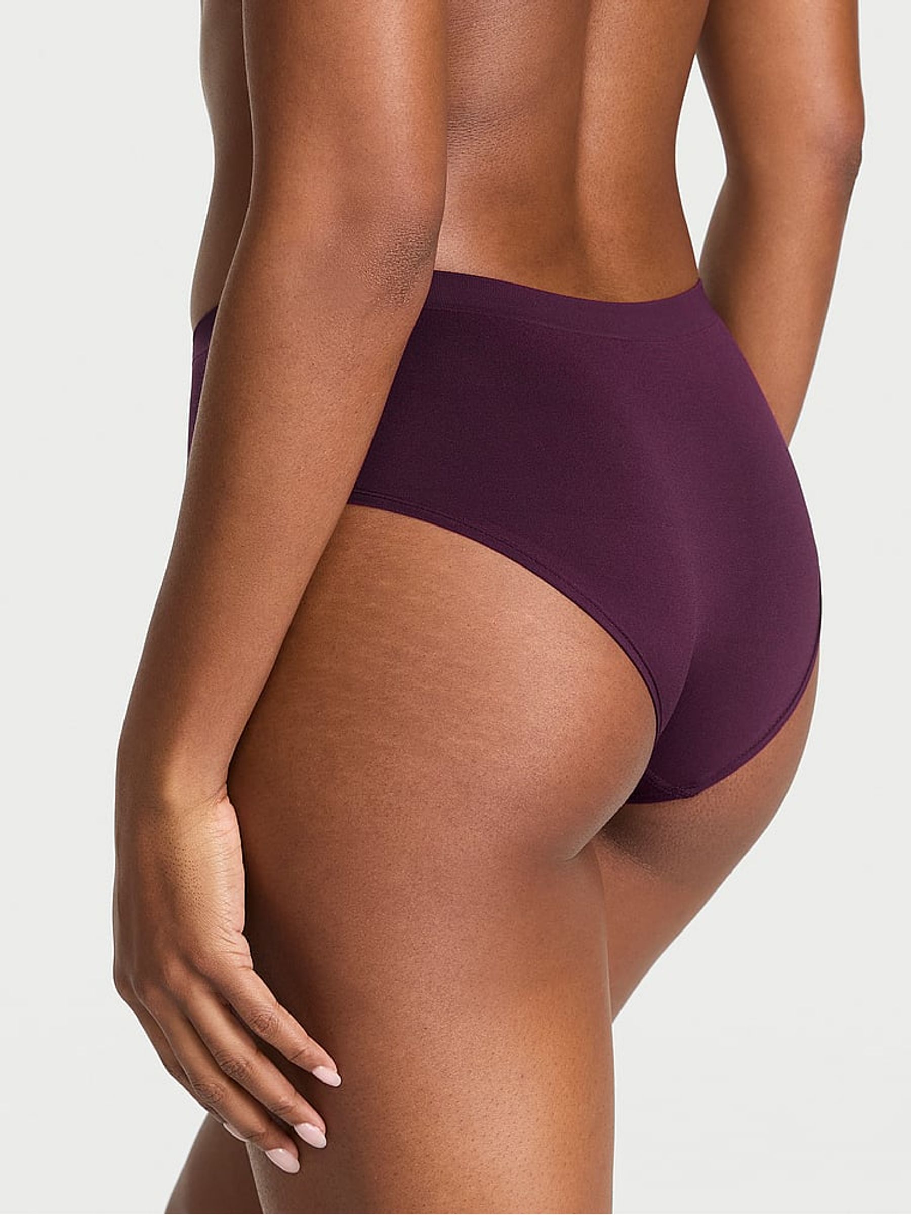 Winter Wine Red Hipster Knickers - Image 2 of 3