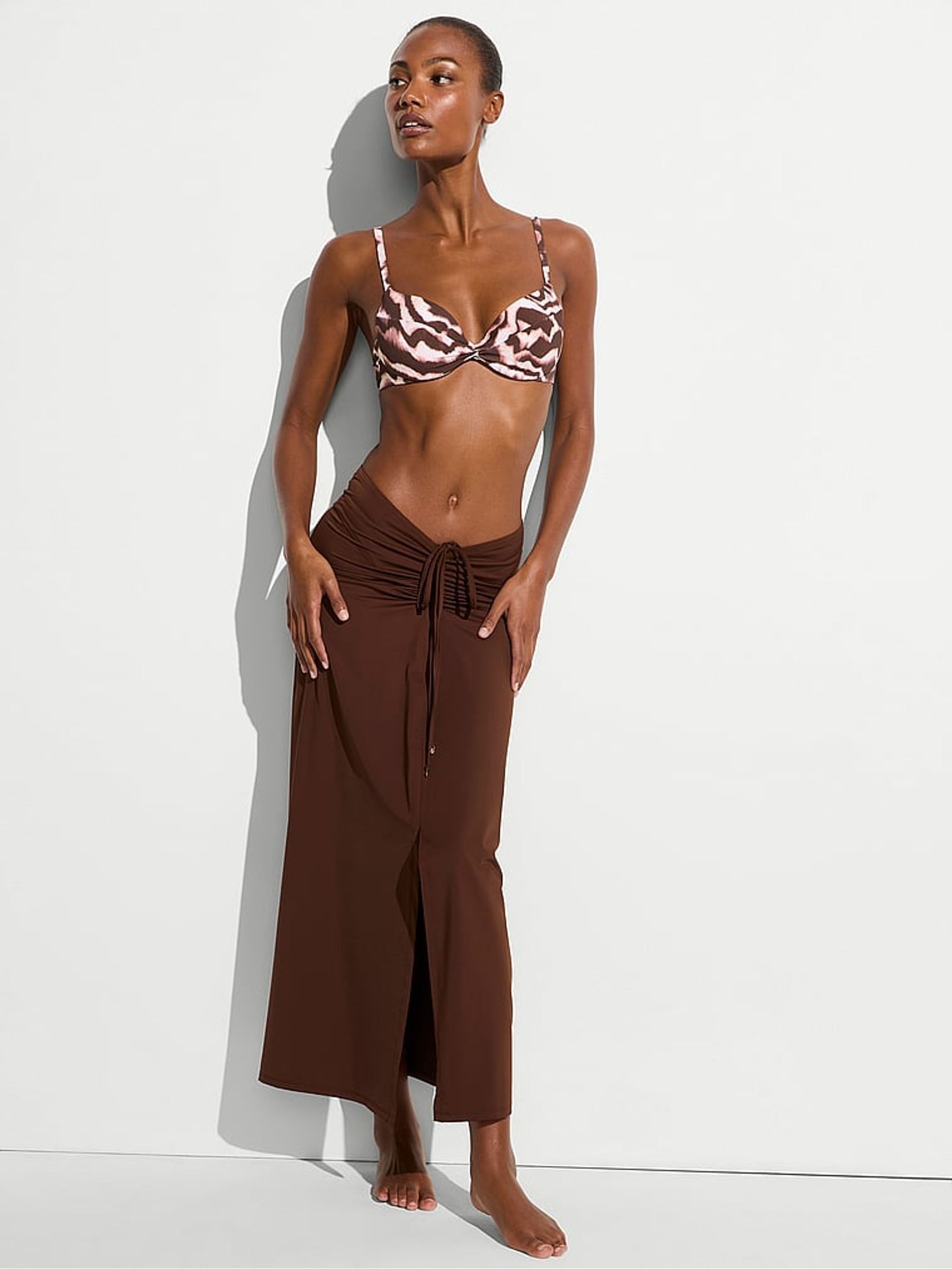 Ganache Brown Multiway Cover Up Dress - Image 3 of 3