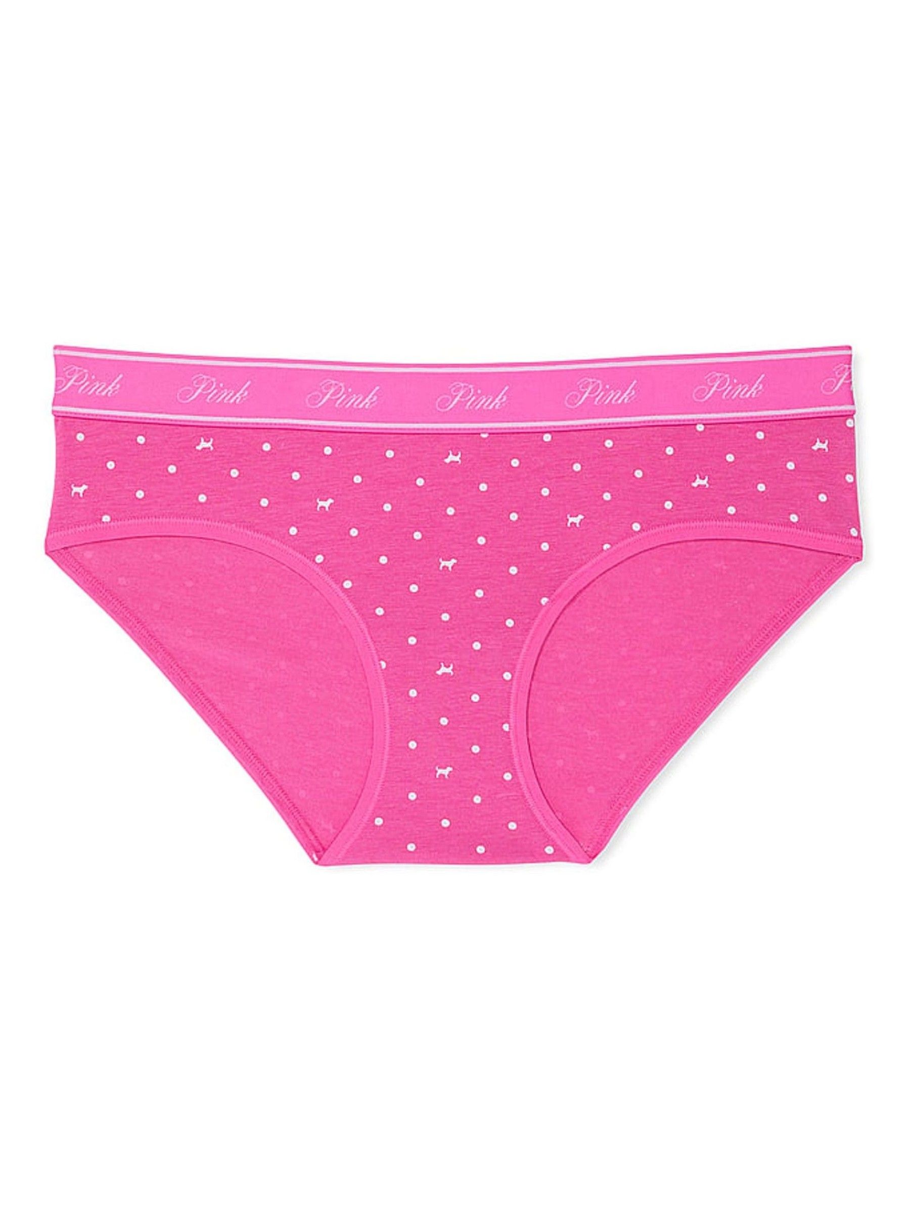 Pink Gossip Dot Hipster Cotton Logo Knickers - Image 3 of 3