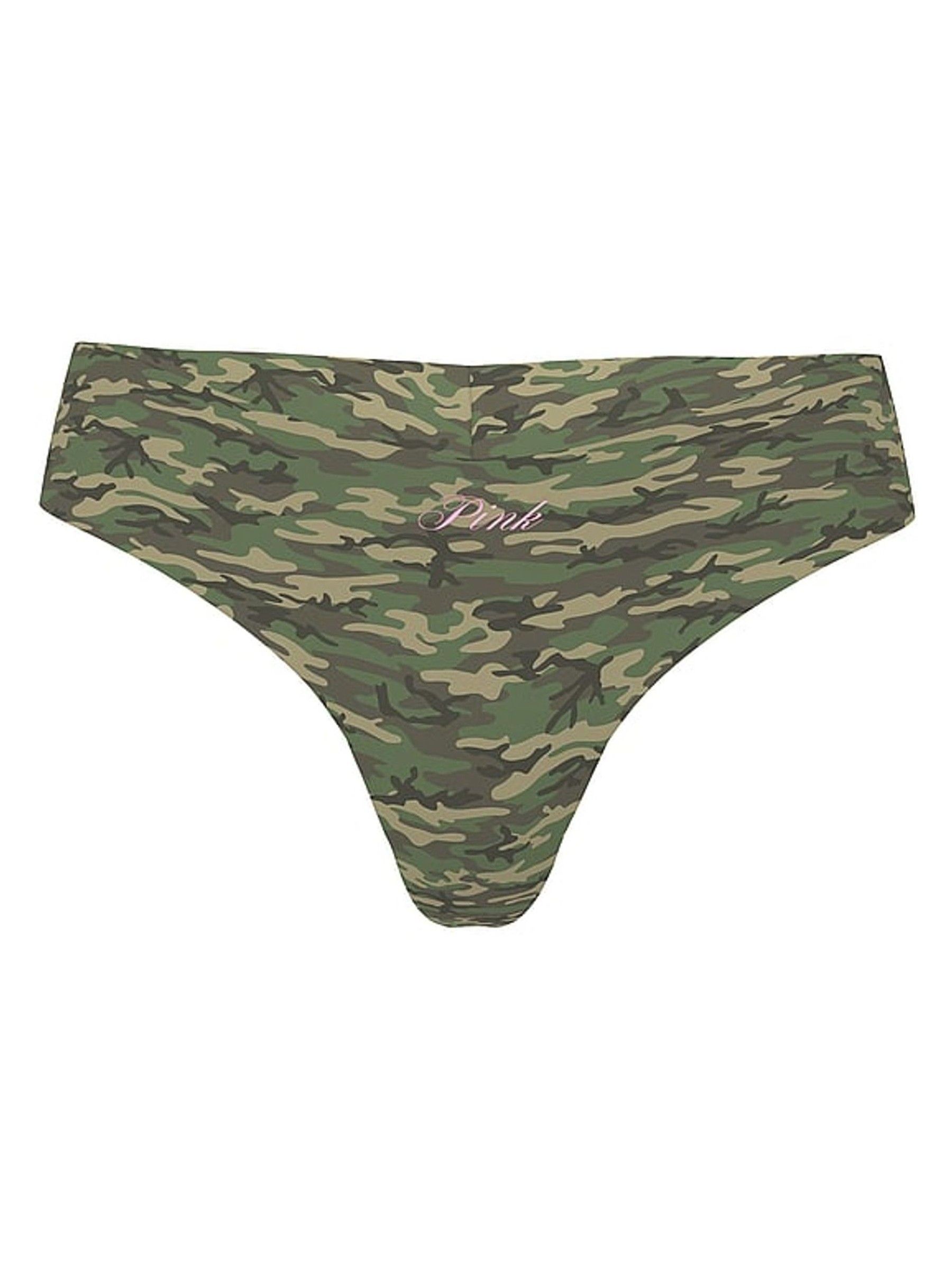 Camo Green Thong Knickers - Image 3 of 3