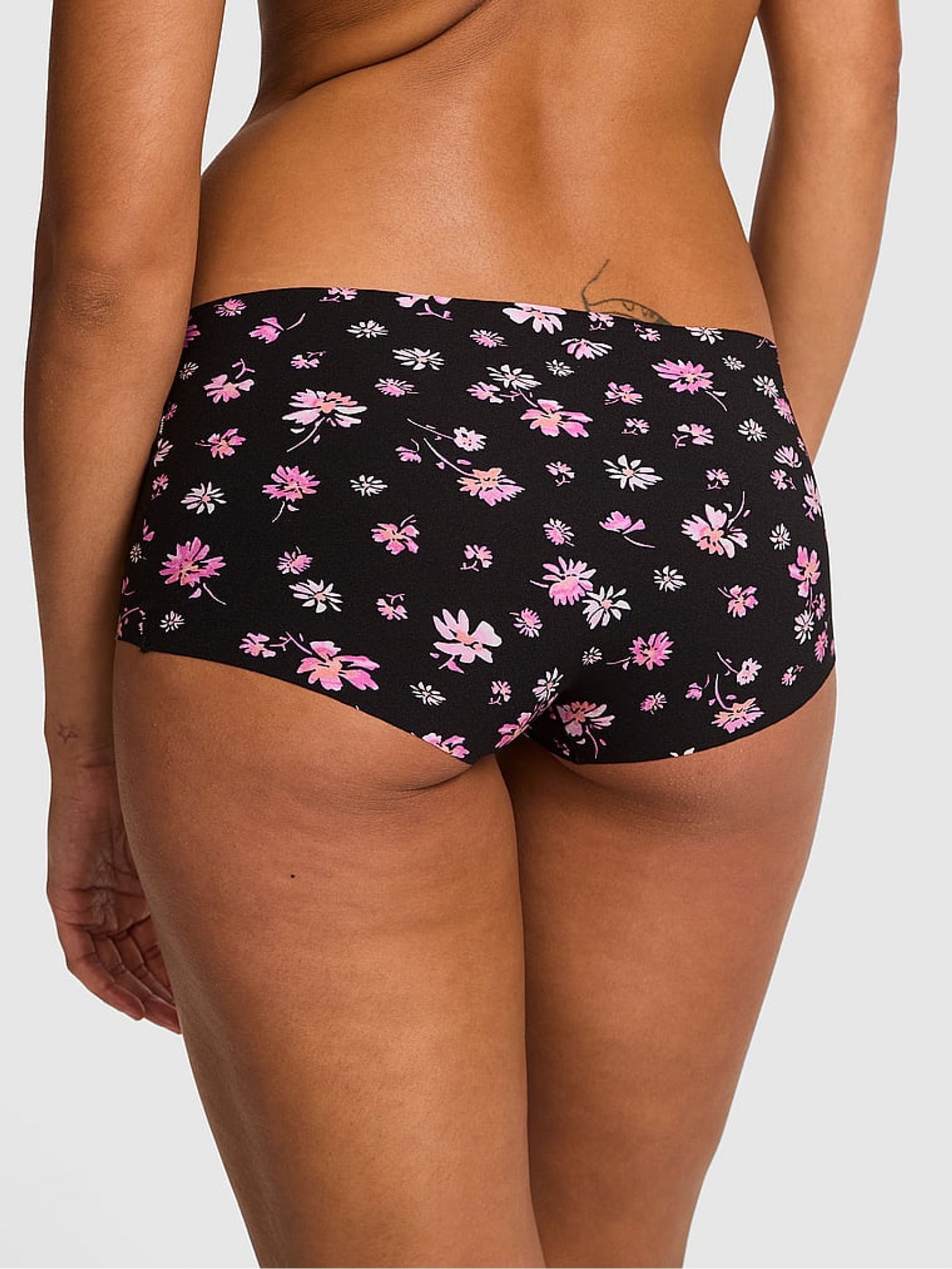 Black Floral Short Knickers - Image 2 of 3
