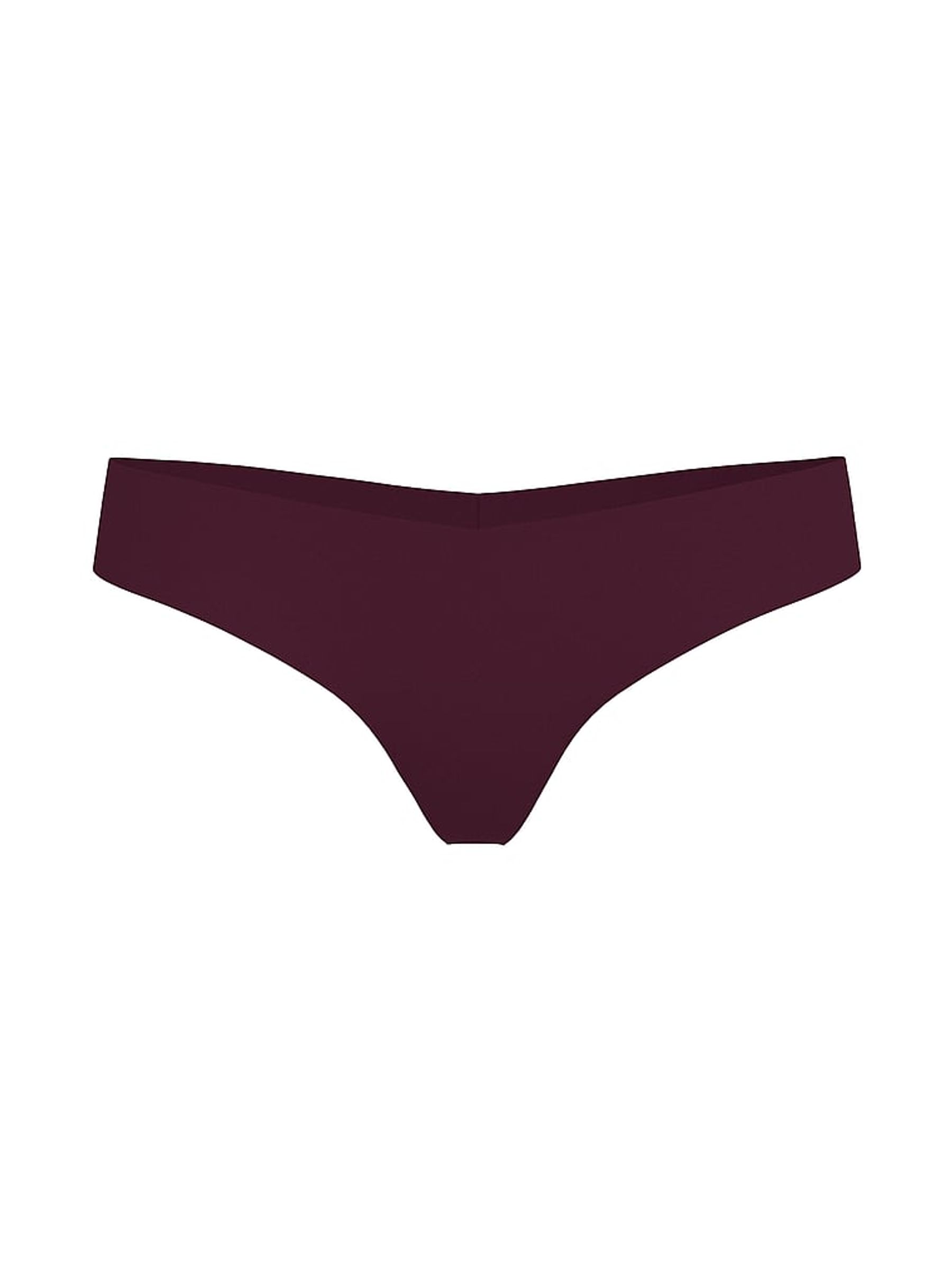 Winter Wine Red Thong Knickers - Image 3 of 3