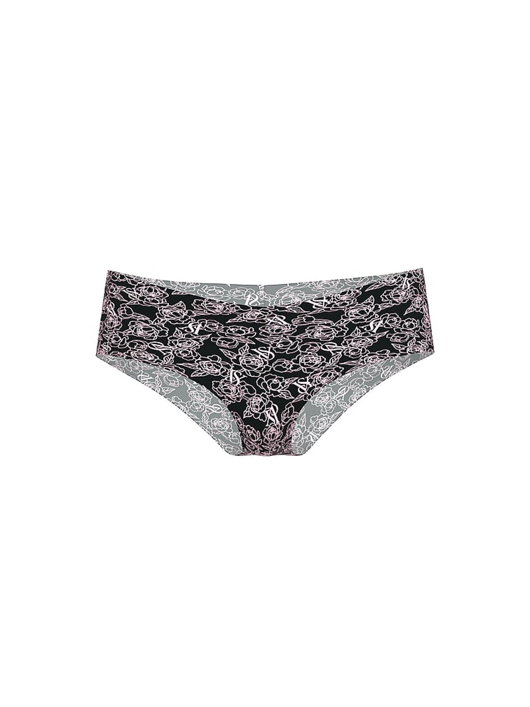 Black Sketch Floral Cheeky Knickers - Image 3 of 3