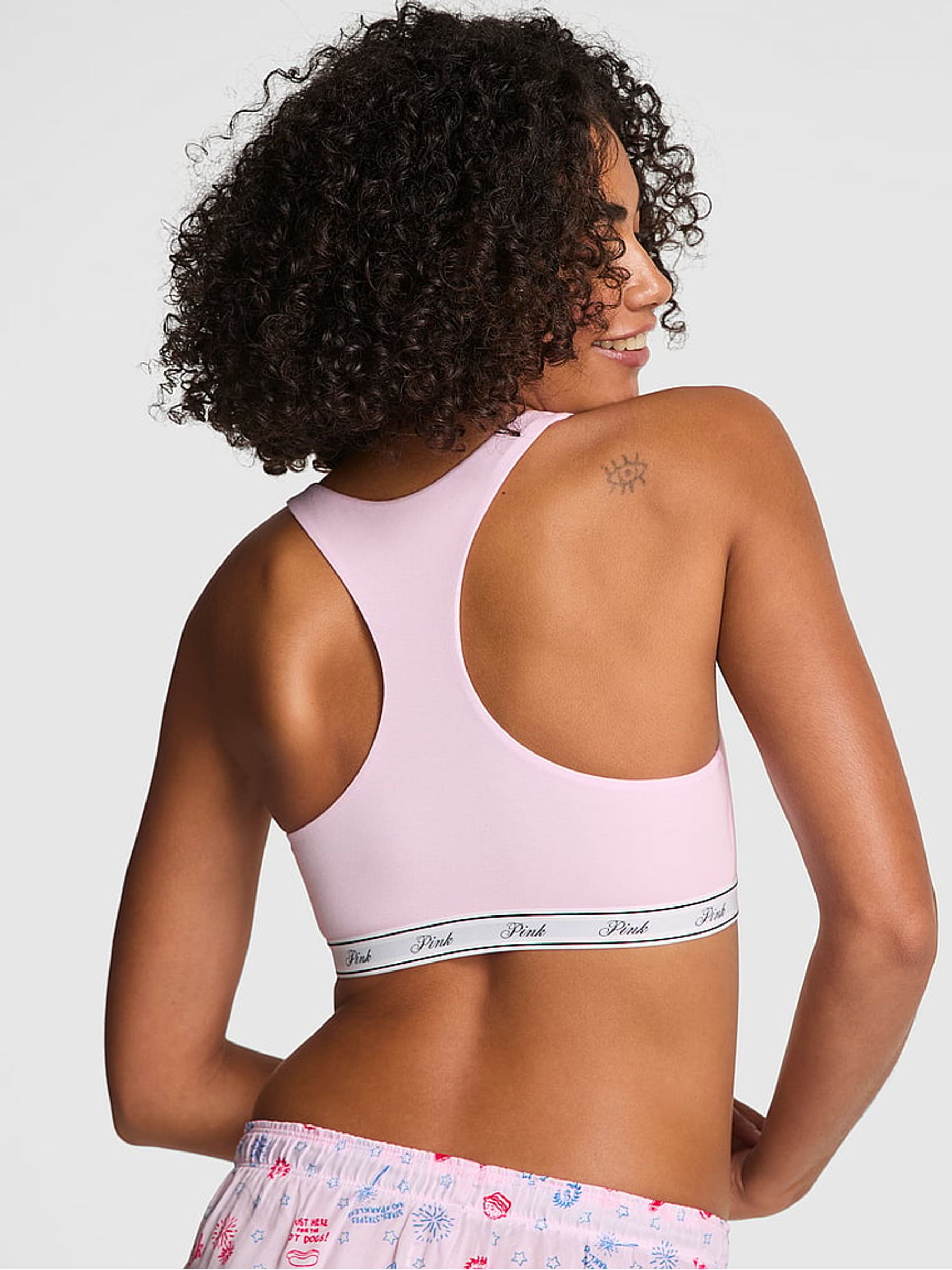 Pink Tulip Racerback Scoop Low Impact Bralette - Image 2 of 2