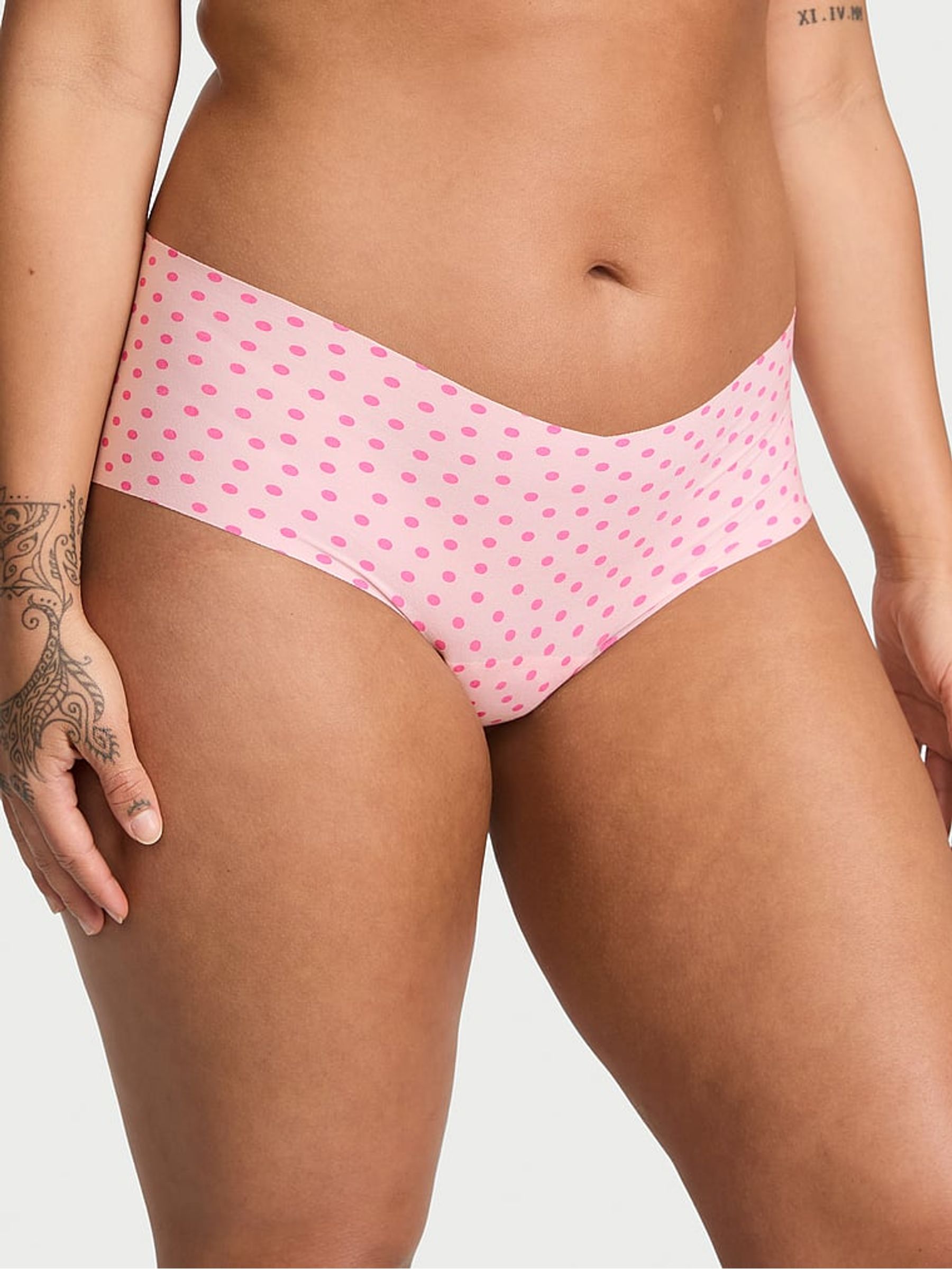 Purest Pink Dot Cheeky Knickers - Image 1 of 3