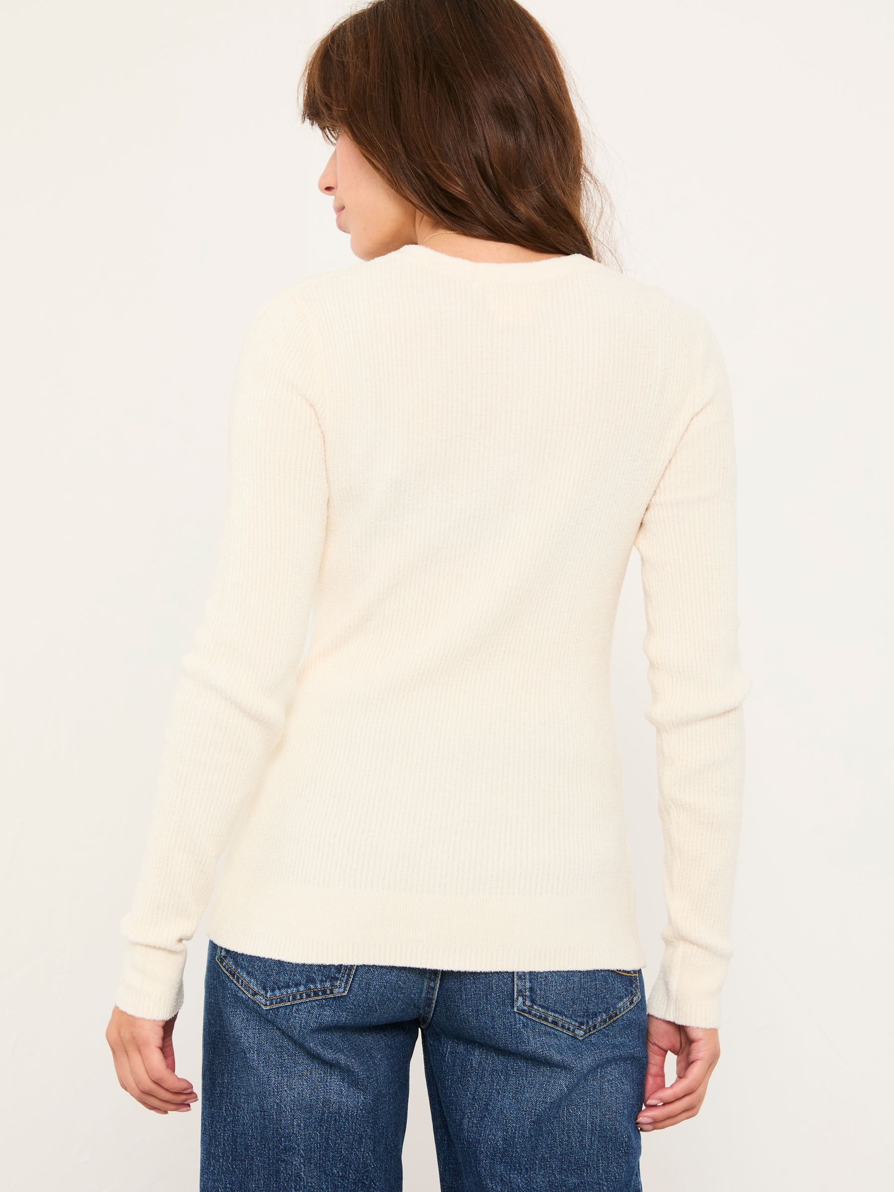 Nils Ivory Knitted Rib Top - Image 2 of 6 Nils Ivory Knitted Rib Top - Image 2 of 6