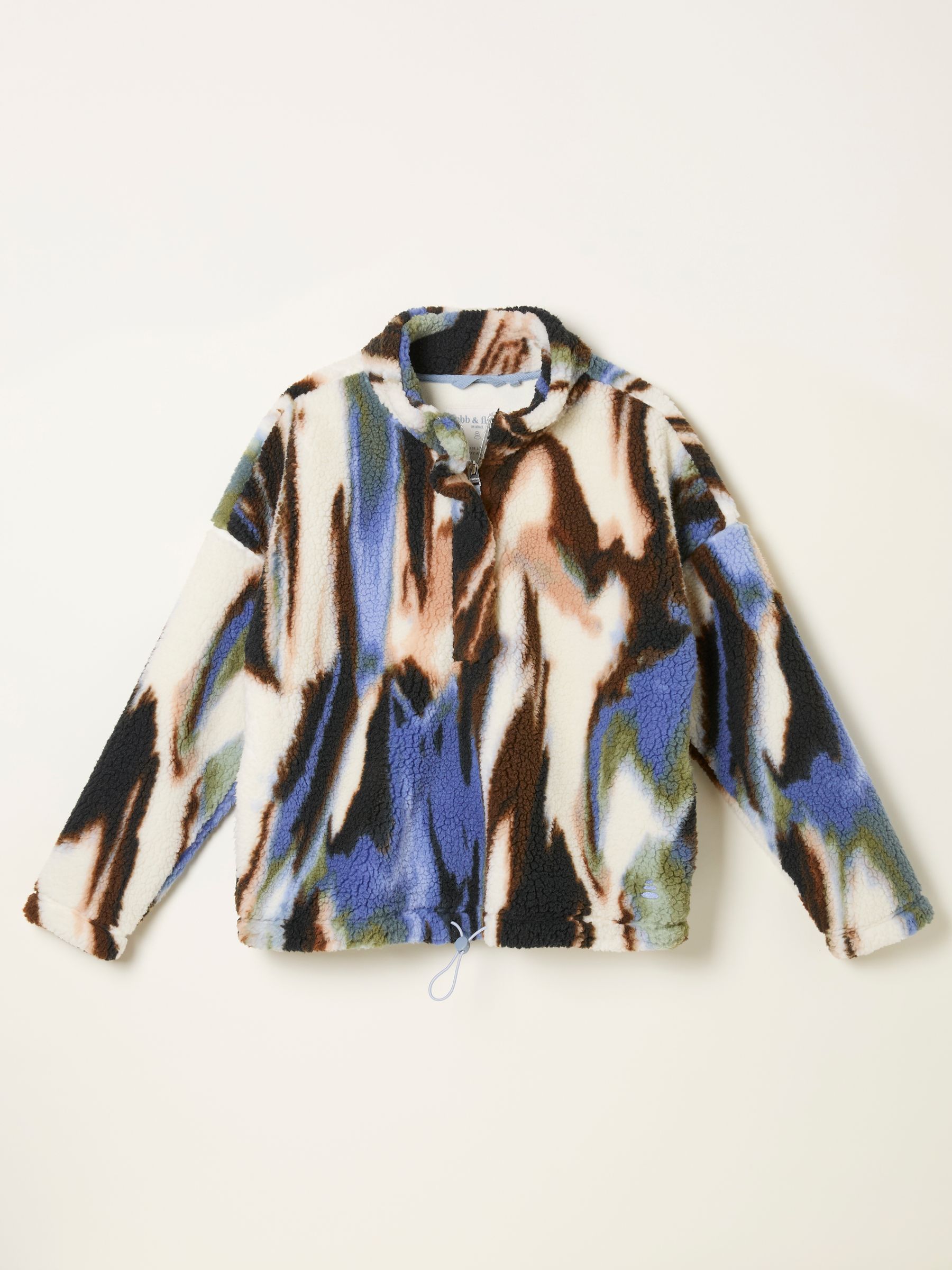 Raya Natural Printed Half Neck Fleece - Image 5 of 5